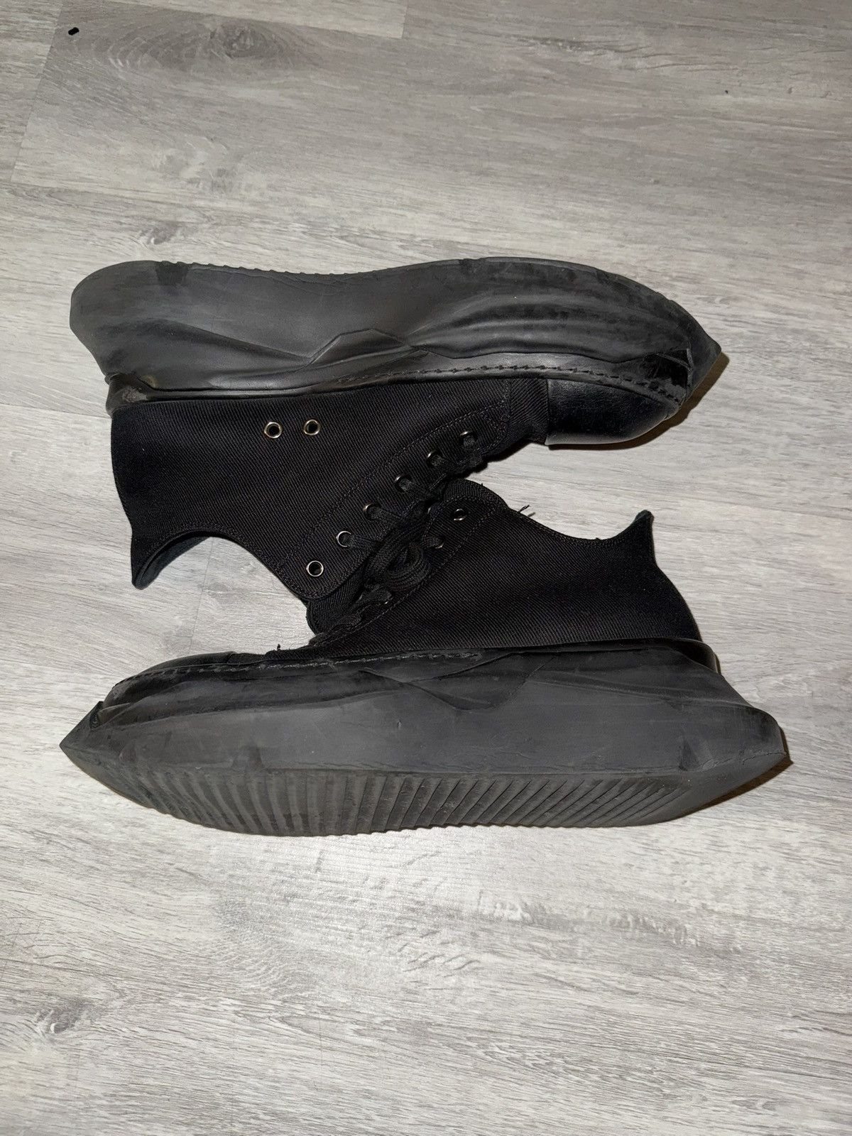 Rick Owens Rick Owens Black Abstract Ramones Low Size US 9.5 / EU 42-43 - 3 Thumbnail