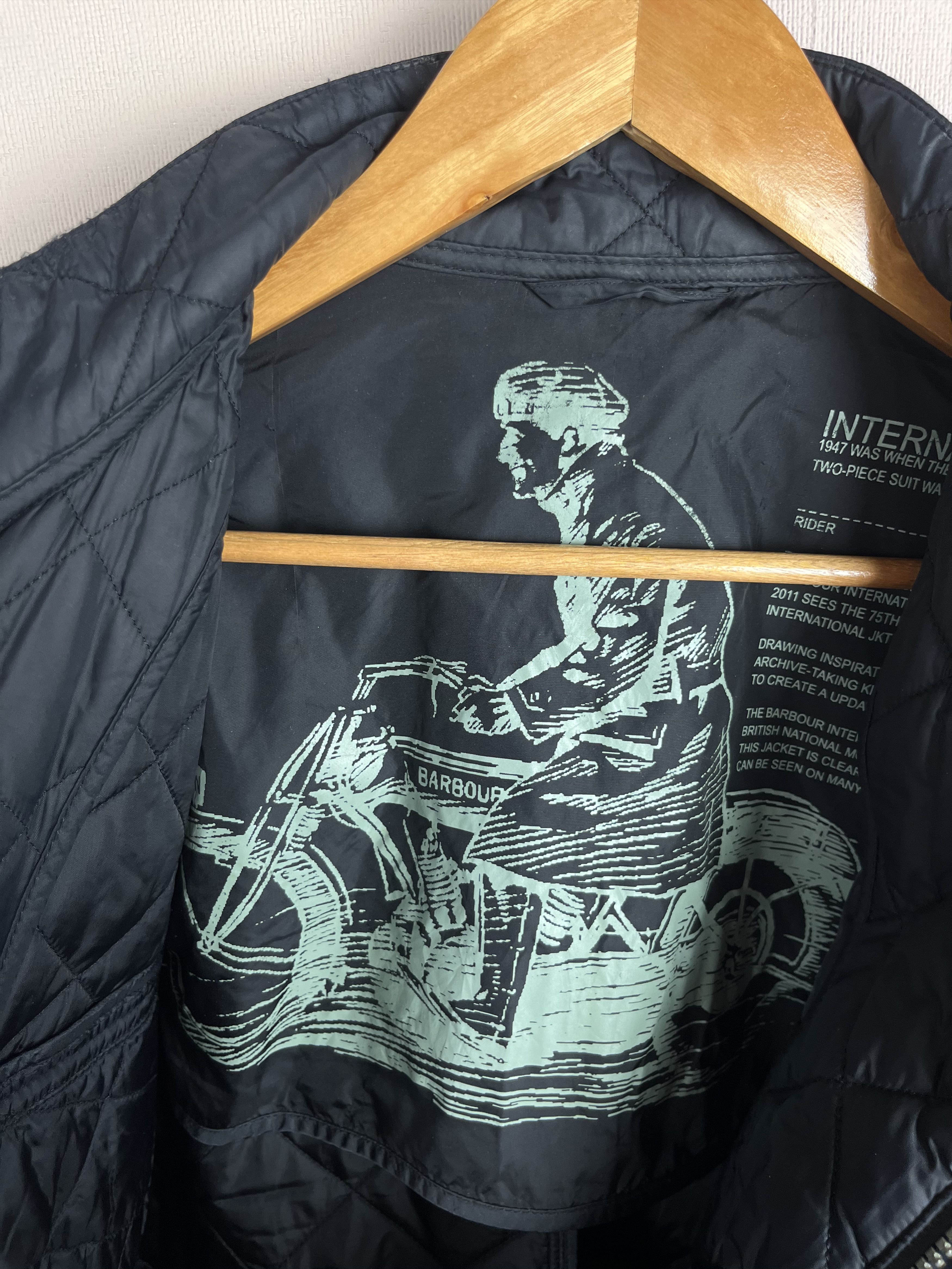 Barbour BARBOUR INTERNATIONAL Ariel Quilted Jacket Motorcycle XXL Size US XXL / EU 58 / 5 - 12 Thumbnail