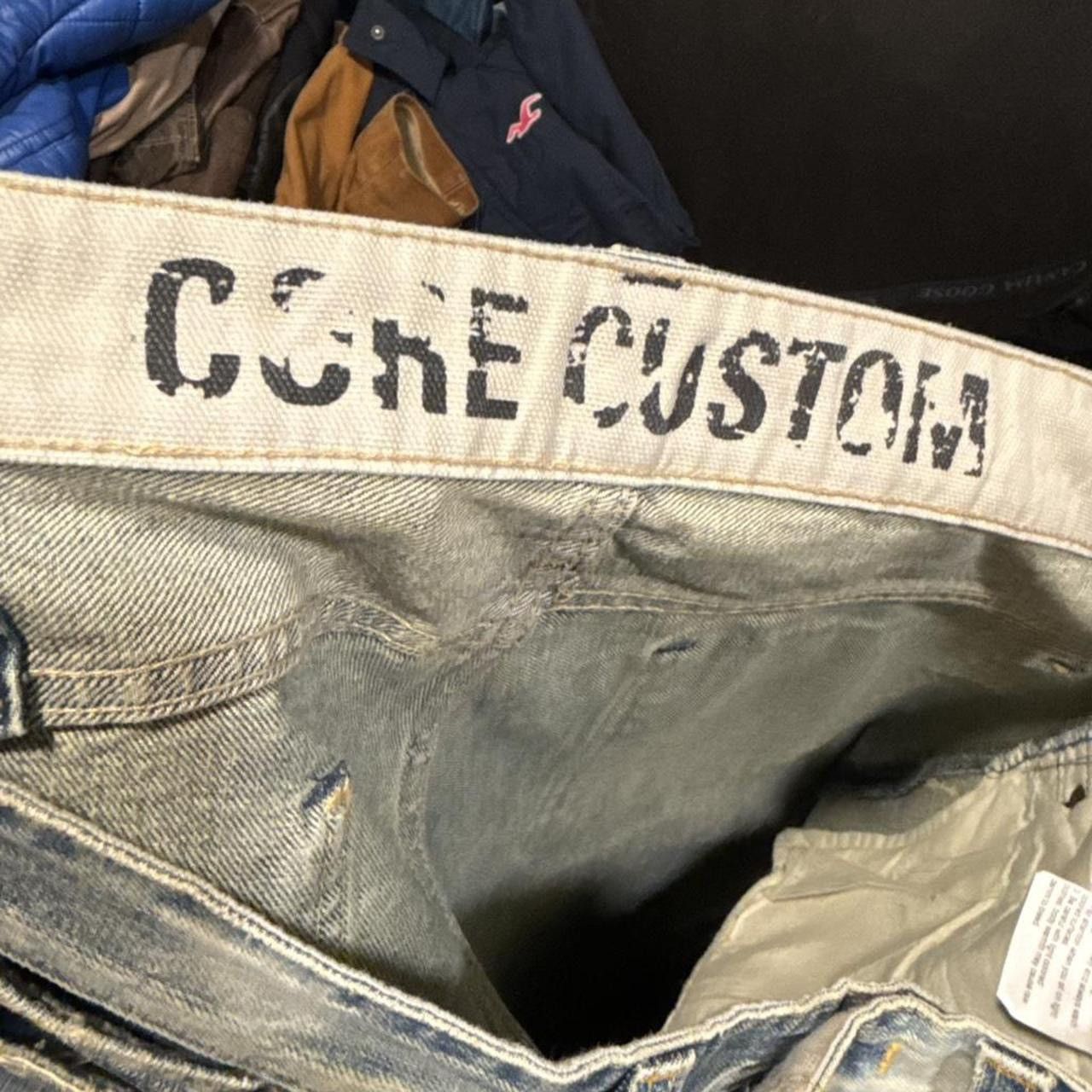 G-Star G-Star Raw Core Insane Faded Distressed Bootcut Flared Jeans Size US 32 / EU 48 - 5 Thumbnail