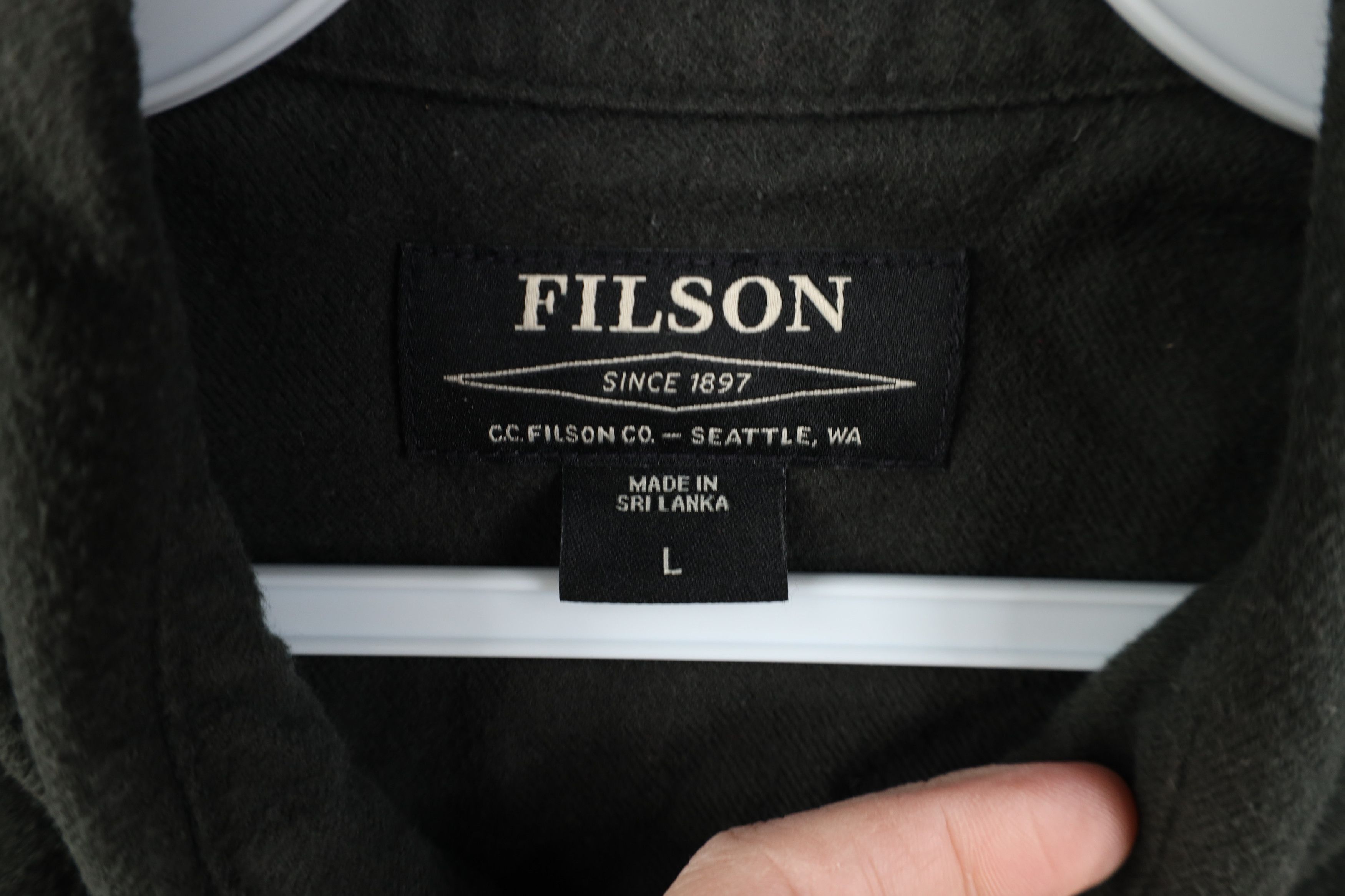 Filson CC Filson Western Redwood Flannel Snap Buton Shirt Black Size L / US 10 / IT 46 - 7 Thumbnail