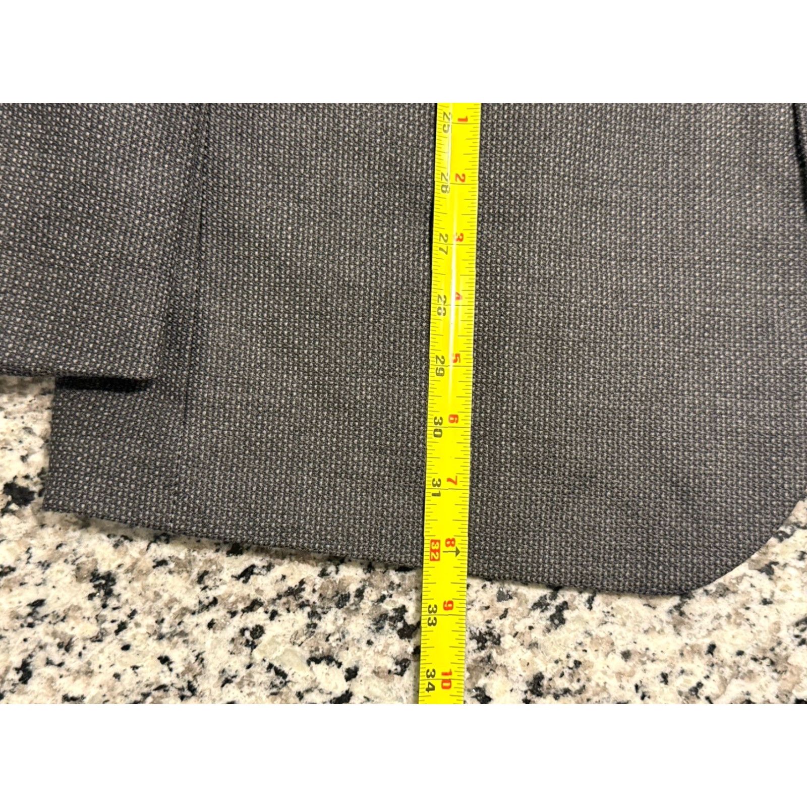 Stafford Stafford Sport Coat Men Gray Classic Fit Merino Wool 48 R Charcoal Notch Lapel Long Jacket/Coat NWOT Shirt? Size US M / EU 48-50 / 2 - 4 Thumbnail