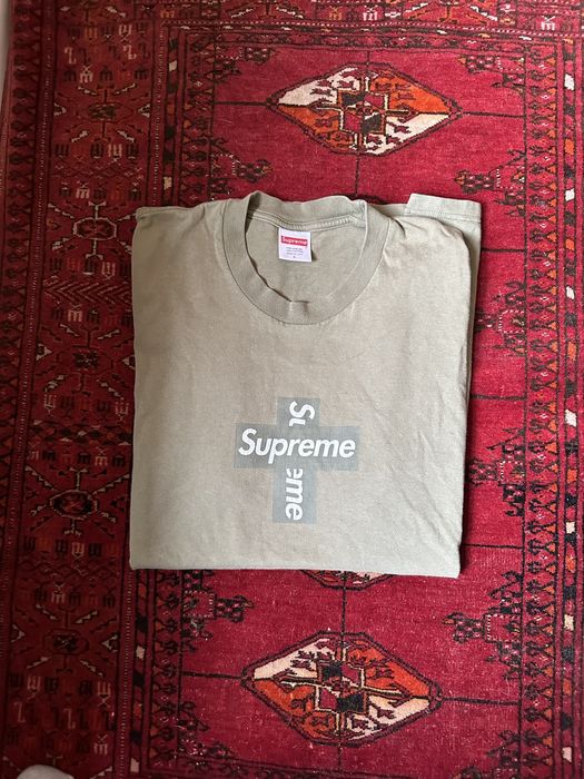 Supreme Supreme Cross Box Logo Tee | Grailed