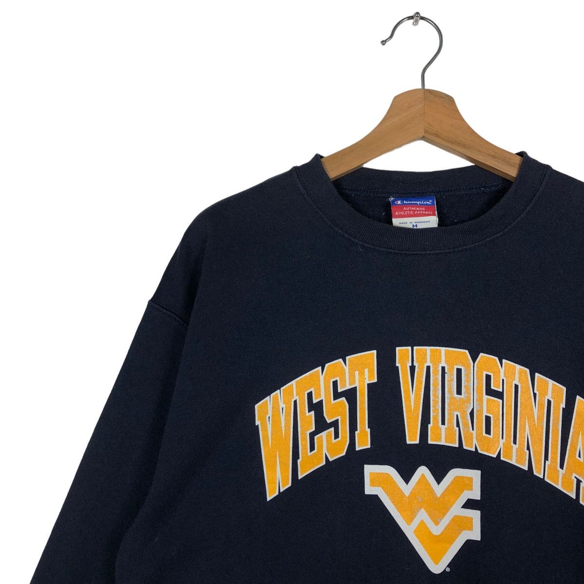 Champion Vintage Sweatshirt Champion West Virginia Spell Out BigLogo Size US M / EU 48-50 / 2 - 6 Thumbnail