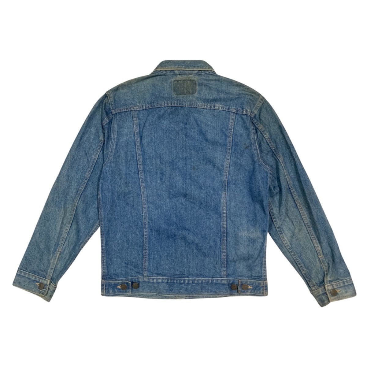Big John Vintage Big John Sun Faded Trucker Denim Jacket Size US S / EU 44-46 / 1 - 6 Thumbnail