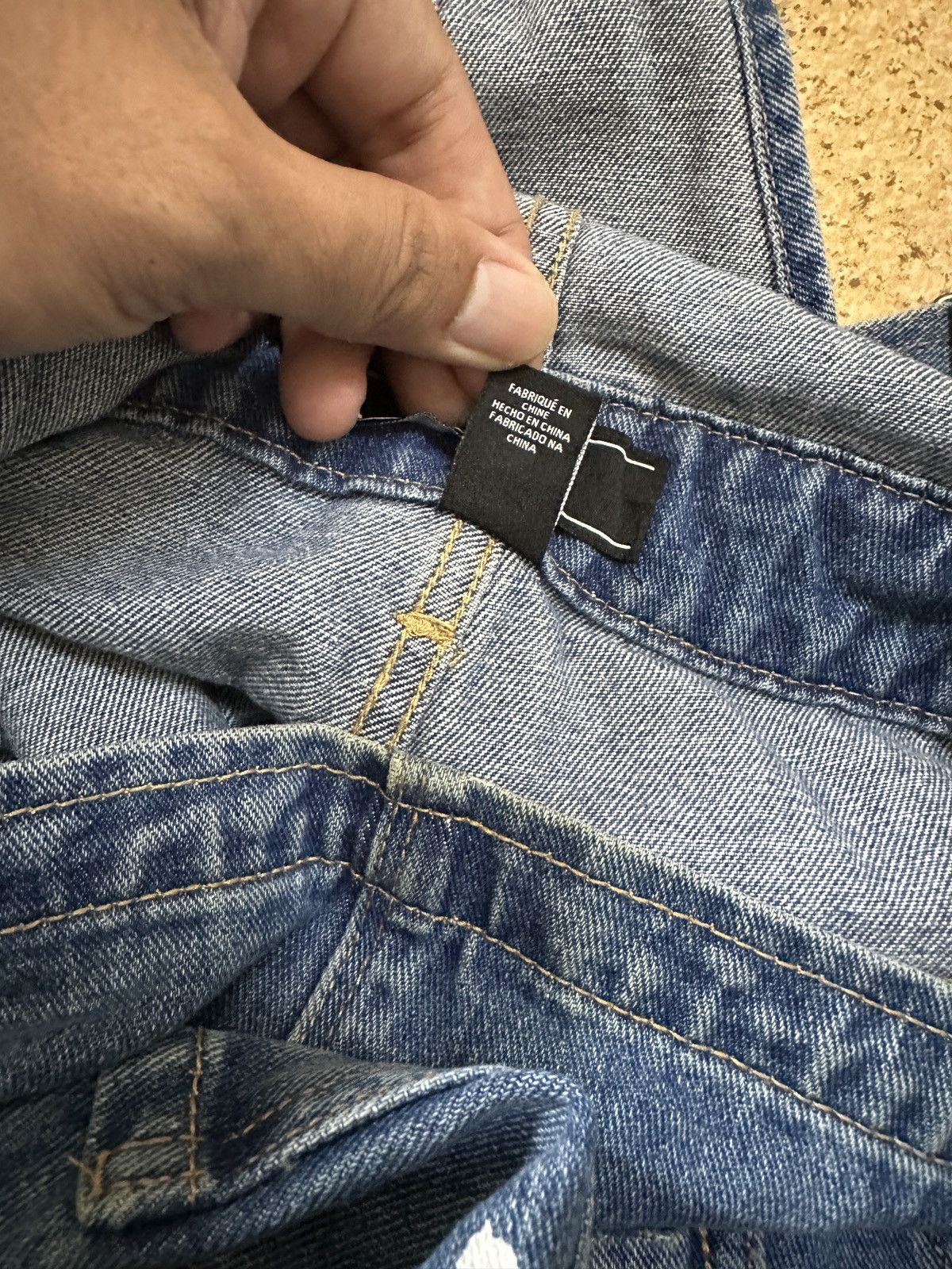 Forever 21 × Vintage FOREVER 21 Distressed Denim Overall Size US 31 - 15 Thumbnail