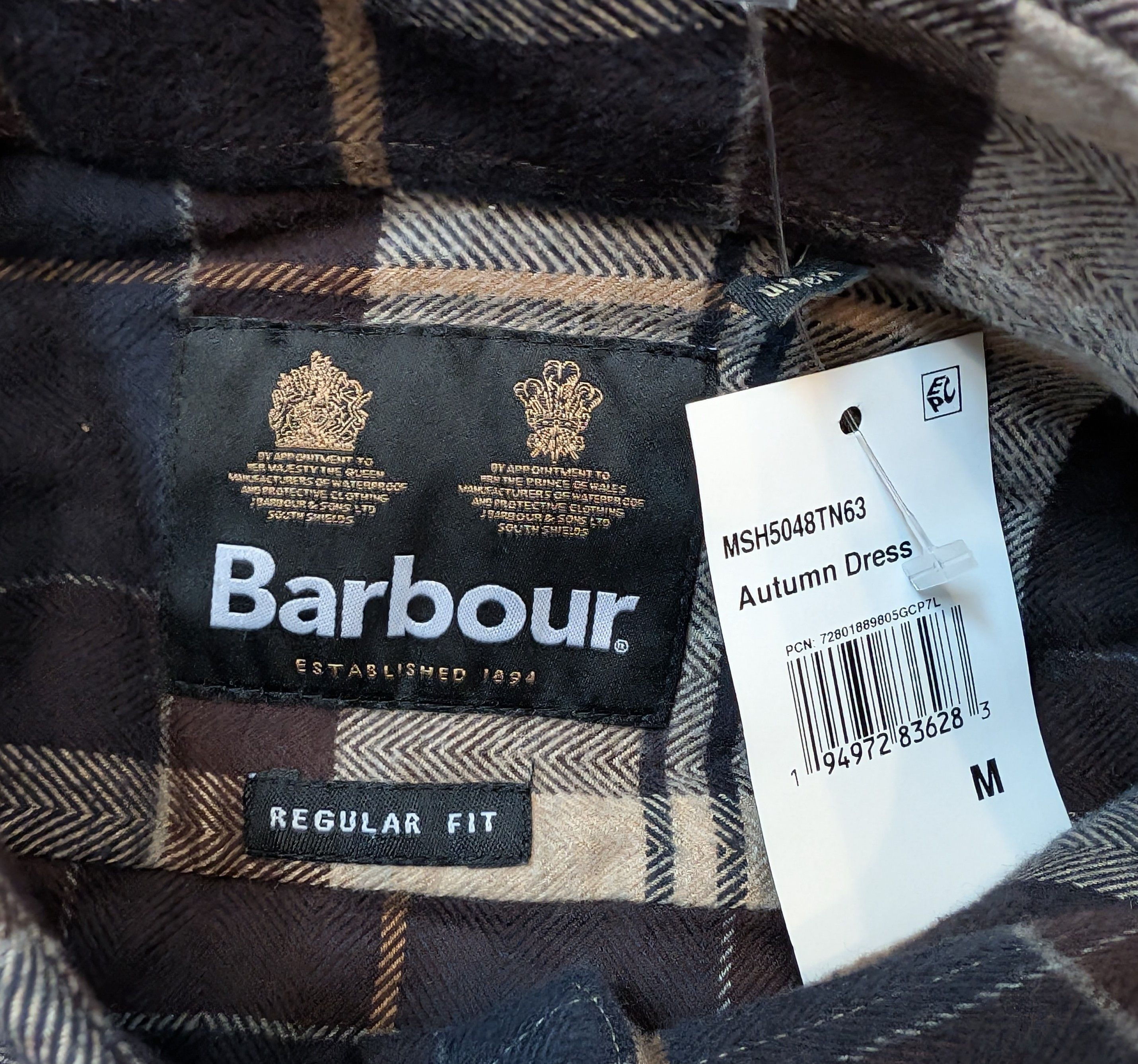 Barbour NWT Barbour Hogside Tartan Regular Shirt Size US M / EU 48-50 / 2 - 3 Thumbnail