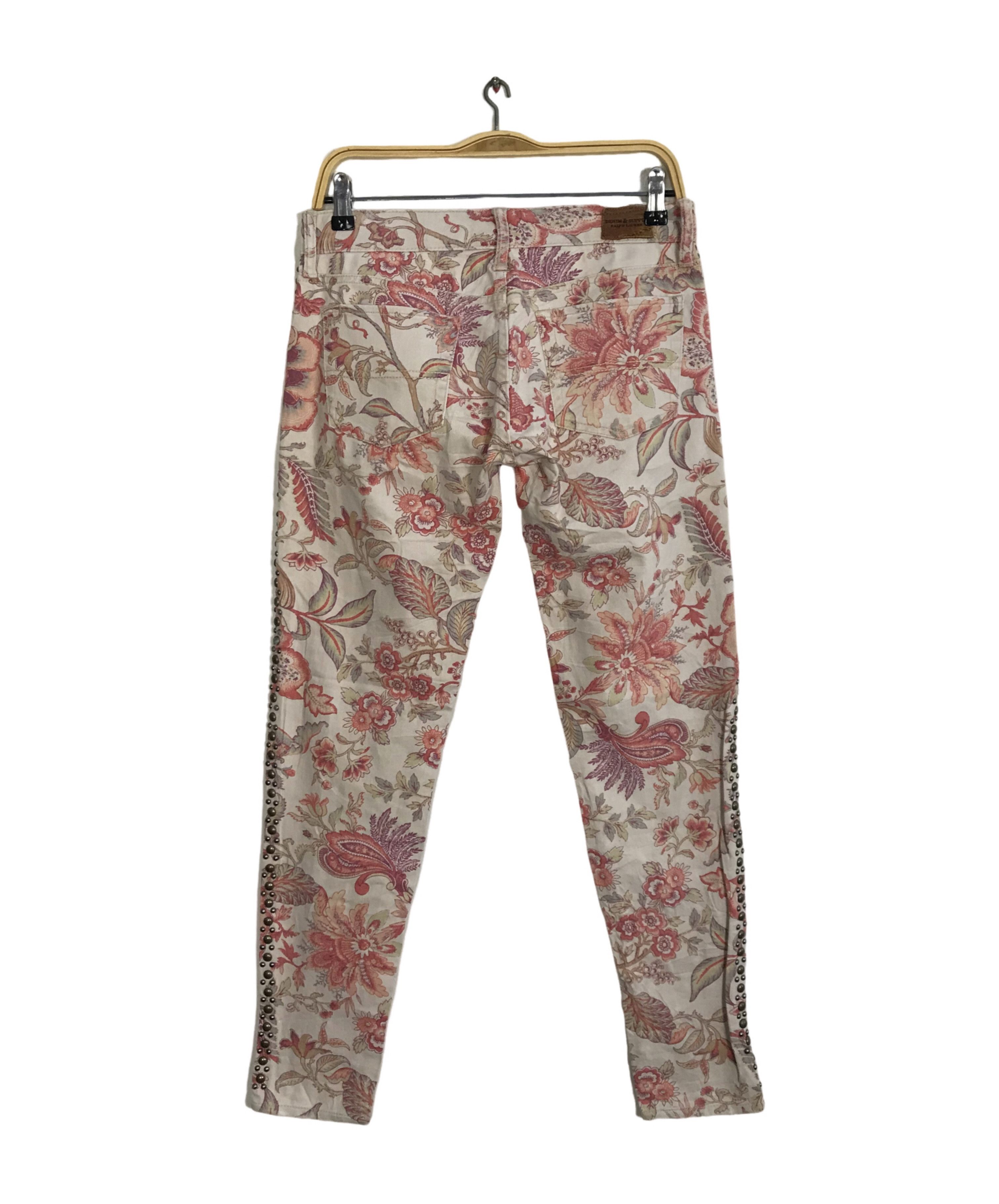 Ralph Lauren Ralph Lauren Denim Pant Paisley Art All Over Printed Size 29" - 2 Thumbnail