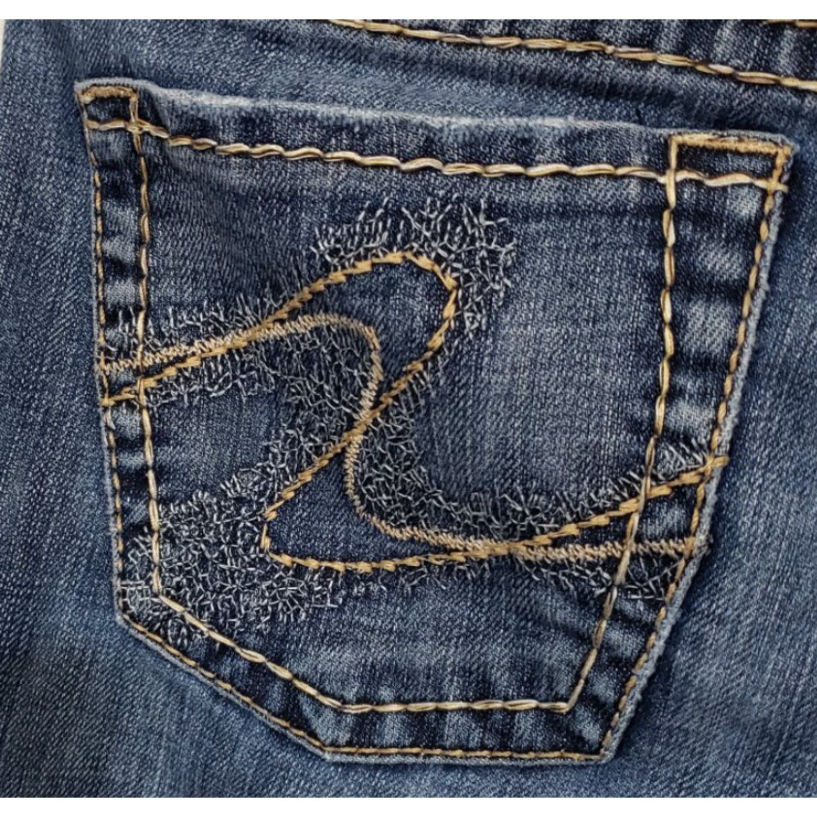 Vintage **Women's Silver Aiko Bootcut Denim Blue Jeans Size 30 x 31** User: **Vintage Women's Silver Aiko Bootcut Denim Blue Jeans Size 30 x 31** Size 30" / US 8 / IT 44 - 5 Thumbnail