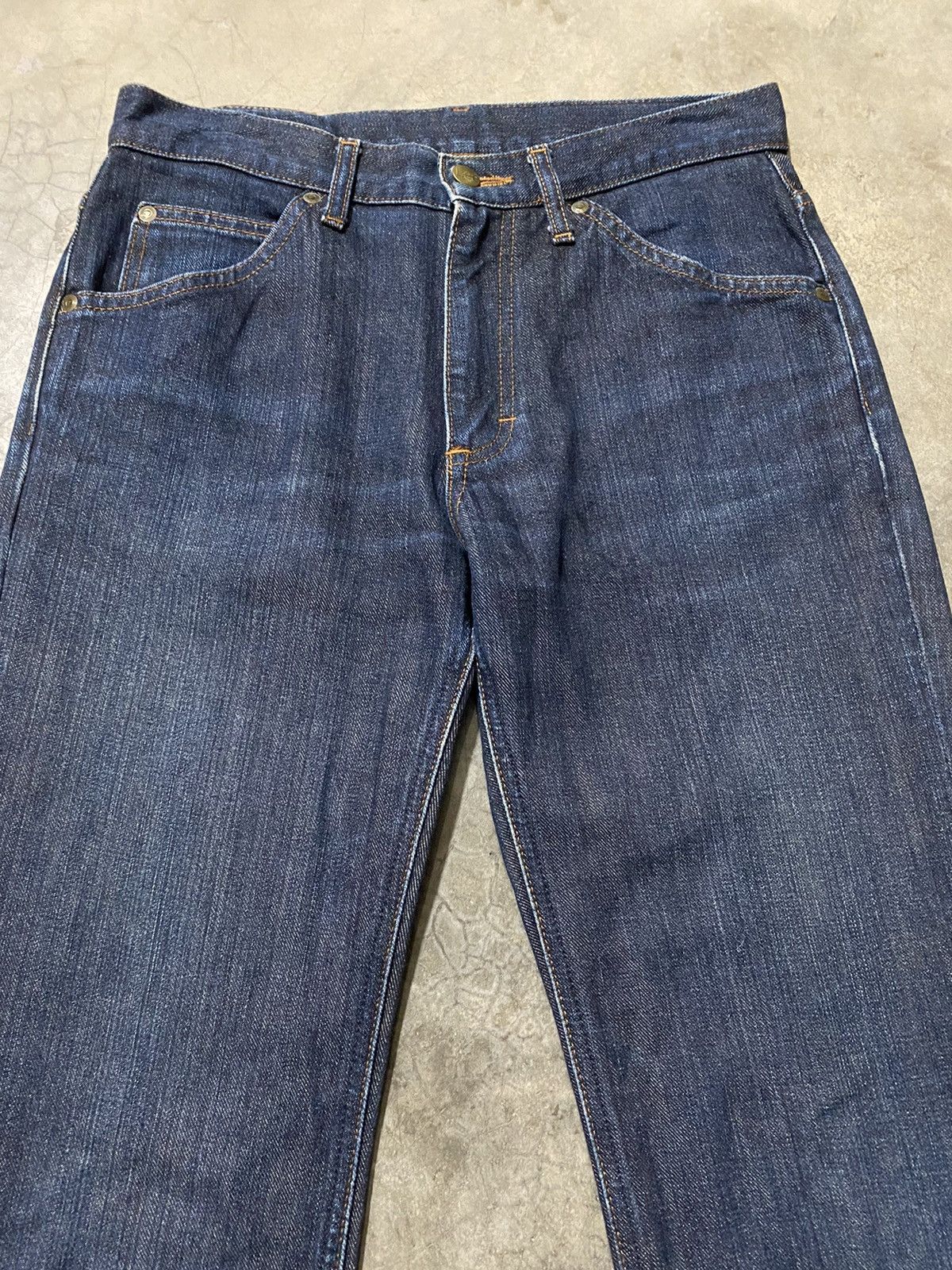 Japanese Brand × Jean × Lee Flare Jeans Vintage Lee Rider Rusty Denim @7 Size US 30 / EU 46 - 11 Thumbnail