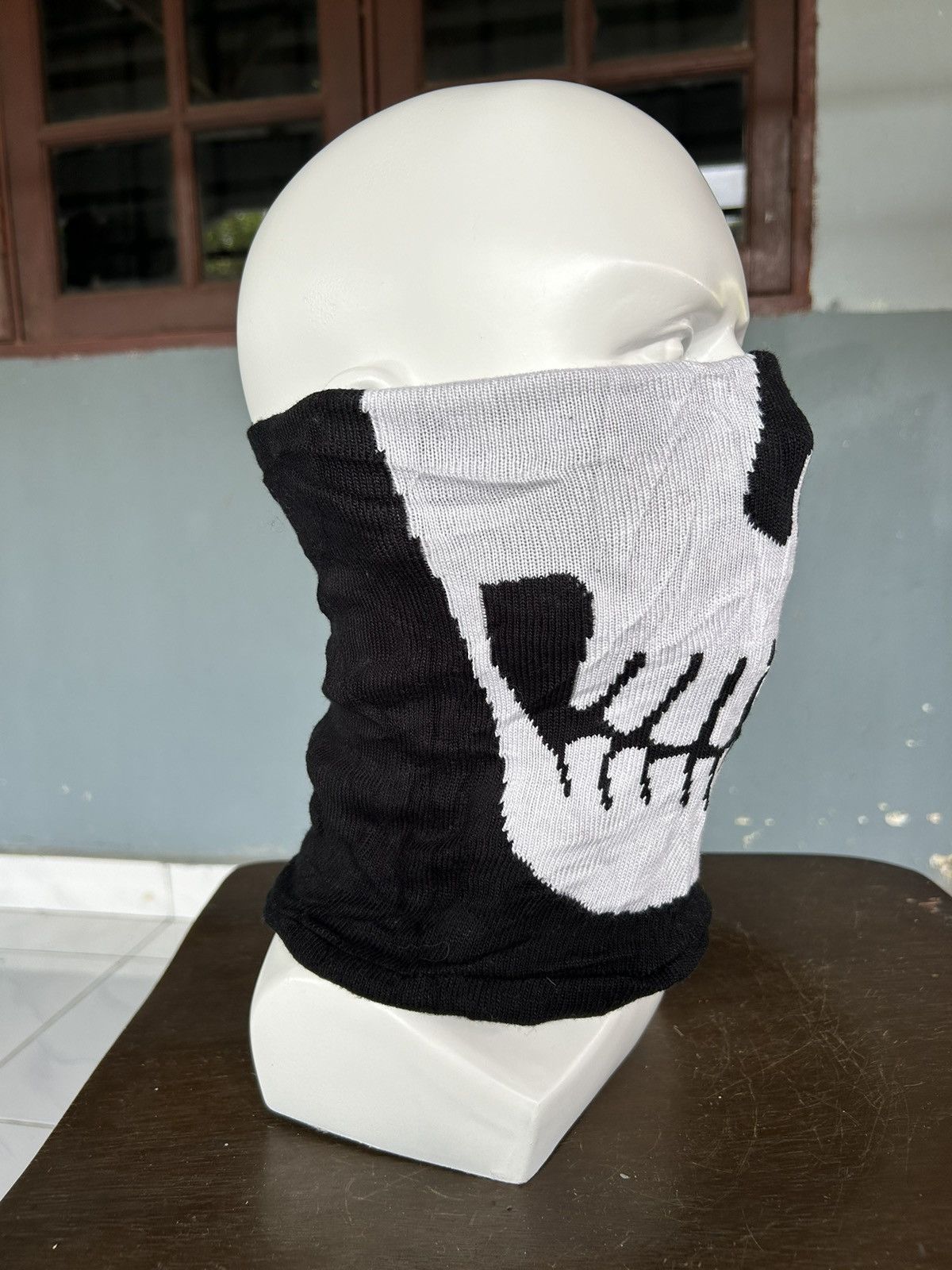 Japanese Brand × Kapital × Vintage Skull Masked Neck Cover Reversible Japanese Style Beanie ☠️☠️🎌 Size ONE SIZE - 10 Thumbnail