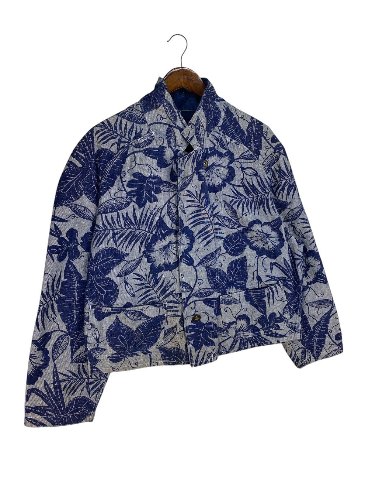 Japanese Brand 🔥RARE🔥VINTAGE DENIM REVERSIBLE JACKET x DESIGNER COLLECTION Size US XL / EU 56 / 4 - 3 Thumbnail