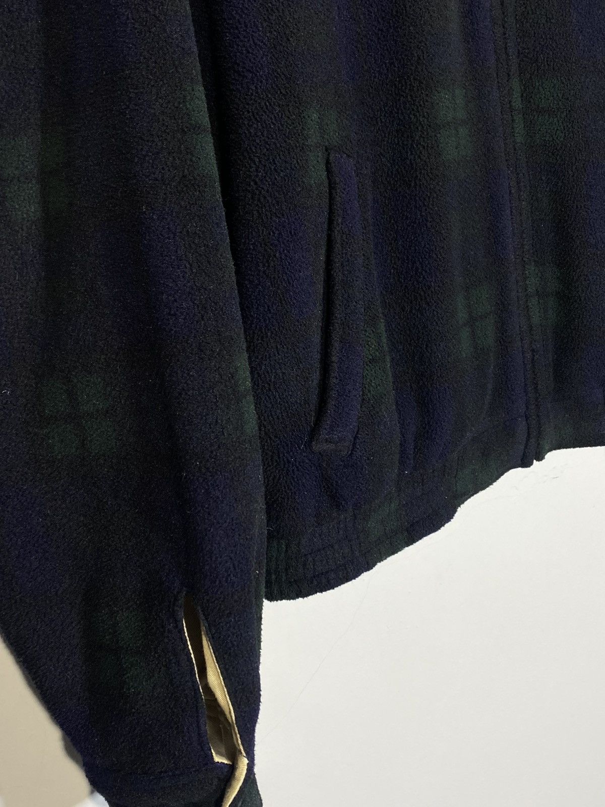 Polo Ralph Lauren Vintage Polo Ralph Lauren Tartan Check Fleece Jacket Rare Size US L / EU 52-54 / 3 - 11 Thumbnail