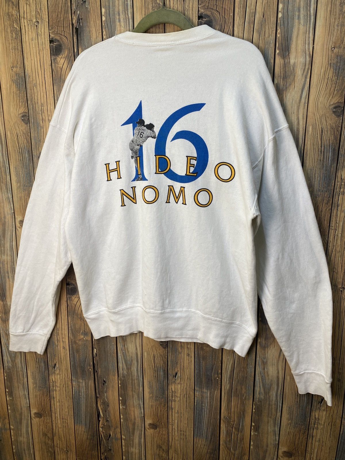 MLB × Vintage Vintage 1998 hideo nomo dodgers crewneck sweatshirt Size US M / EU 48-50 / 2 - 2 Thumbnail