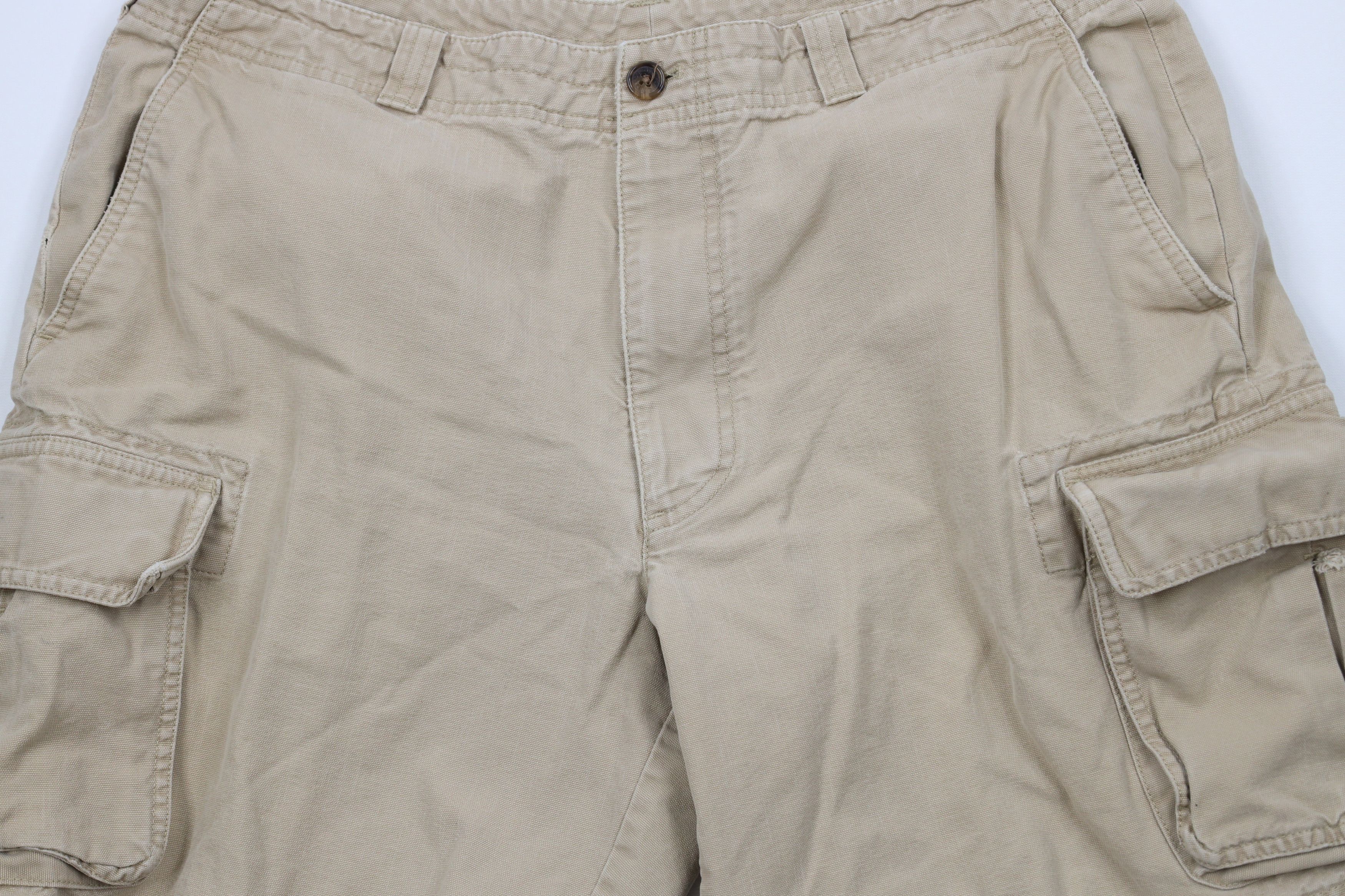Brooks Brothers × Vintage Vintage Brooks Brothers Heavyweight Shorts Beige Cotton Size US 38 / EU 54 - 3 Thumbnail