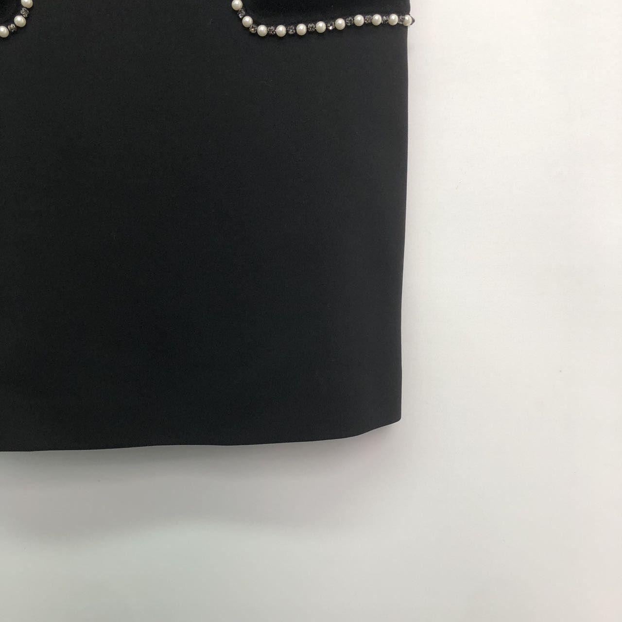 Gucci Gucci Black Velvet Spliced Dress K26WX Size XS / US 0-2 / IT 36-38 - 4 Thumbnail