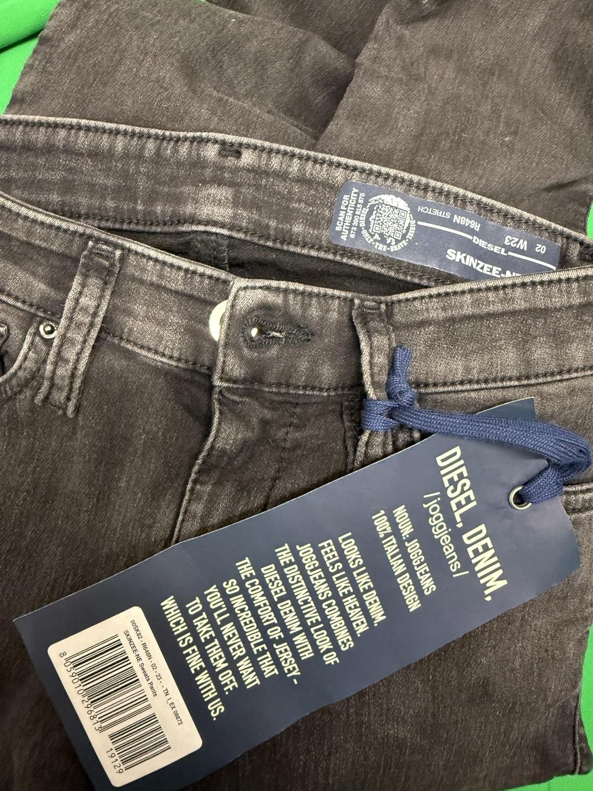 Diesel Diesel Denim Skinny Jeans Black Size 23 Size US 26 / EU 42 - 4 Thumbnail