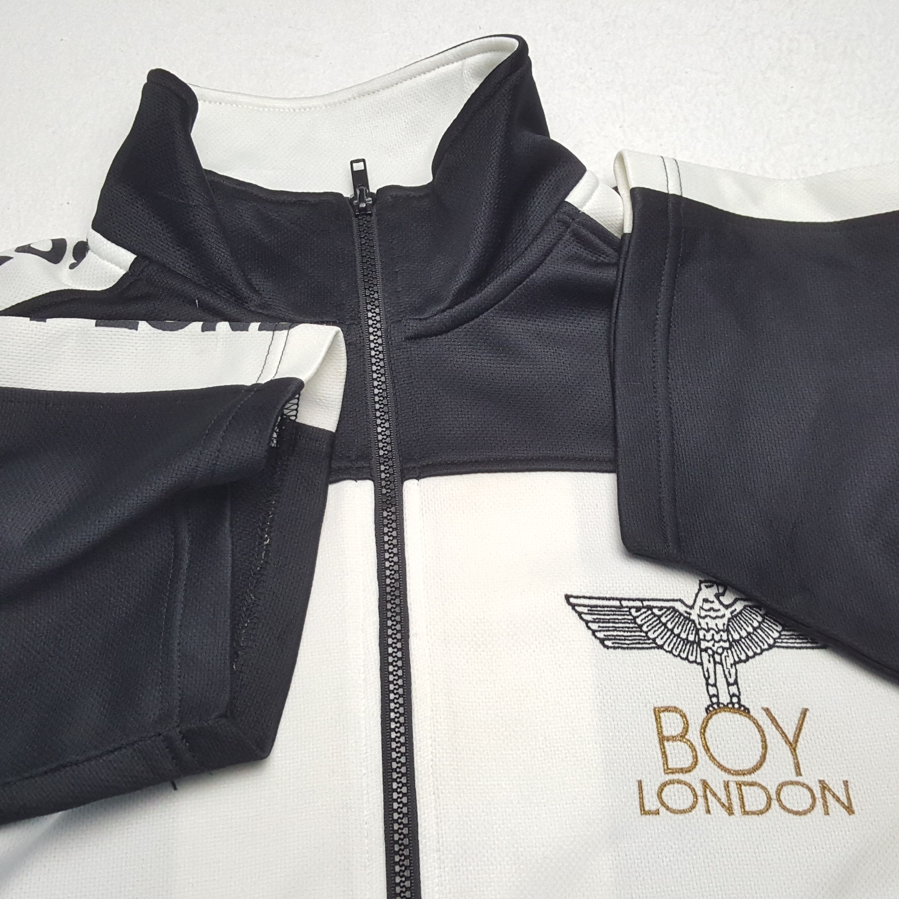 Boy London × Vintage BOY LONDON Fashion Design Style Zipper Tshirt Size US M / EU 48-50 / 2 - 7 Thumbnail