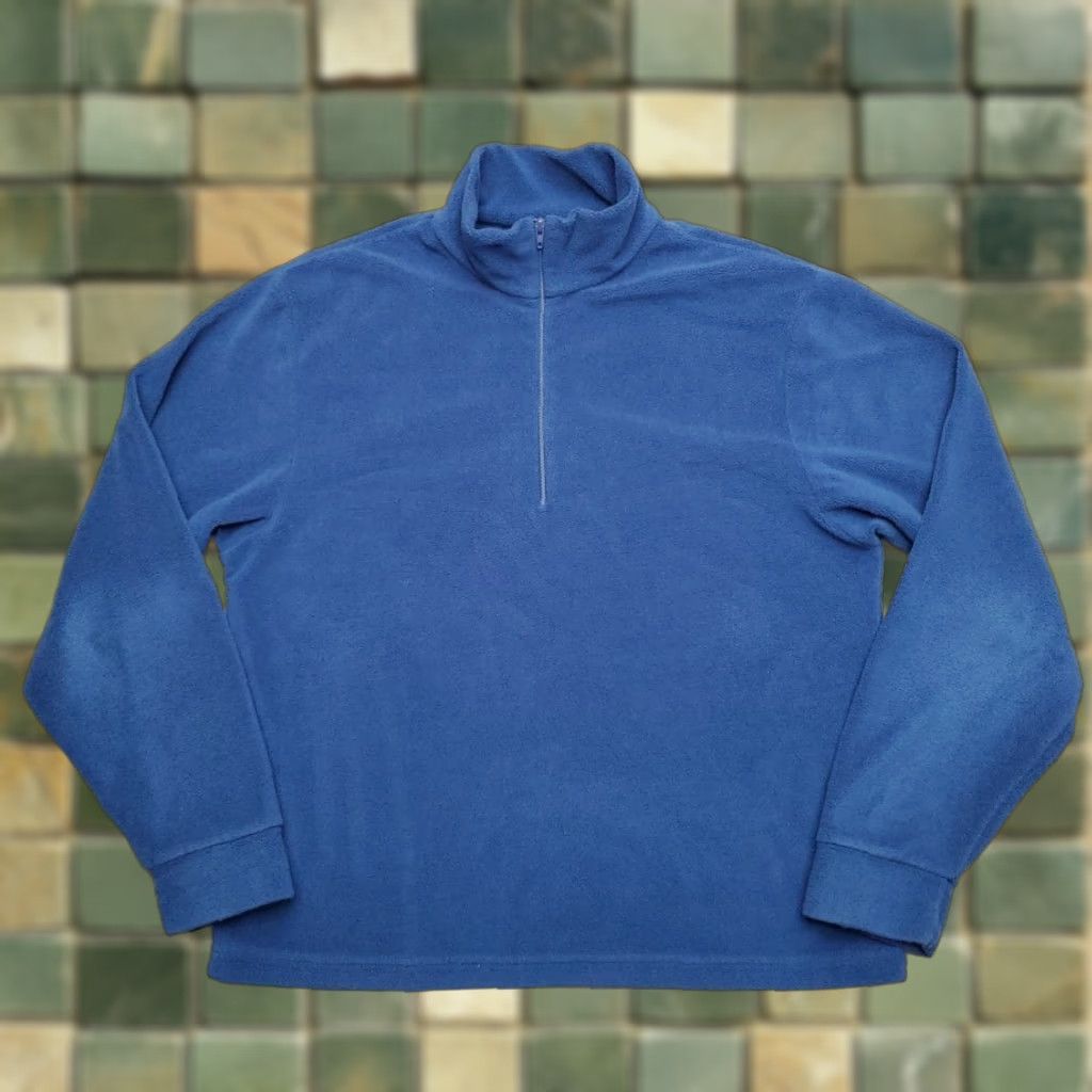 Vintage Sahalie ButterFleece Jacket Women XS Blue 1/4 Zip Pullover Outdoor Hike Jacket Size XS / US 0-2 / IT 36-38 - 1 Thumbnail