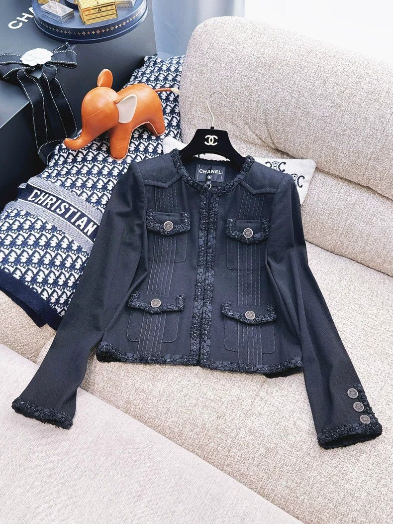 Chanel Chanel Cuba Series Denim Jacket - dmc Size US M / EU 48-50 / 2 - 1 Thumbnail
