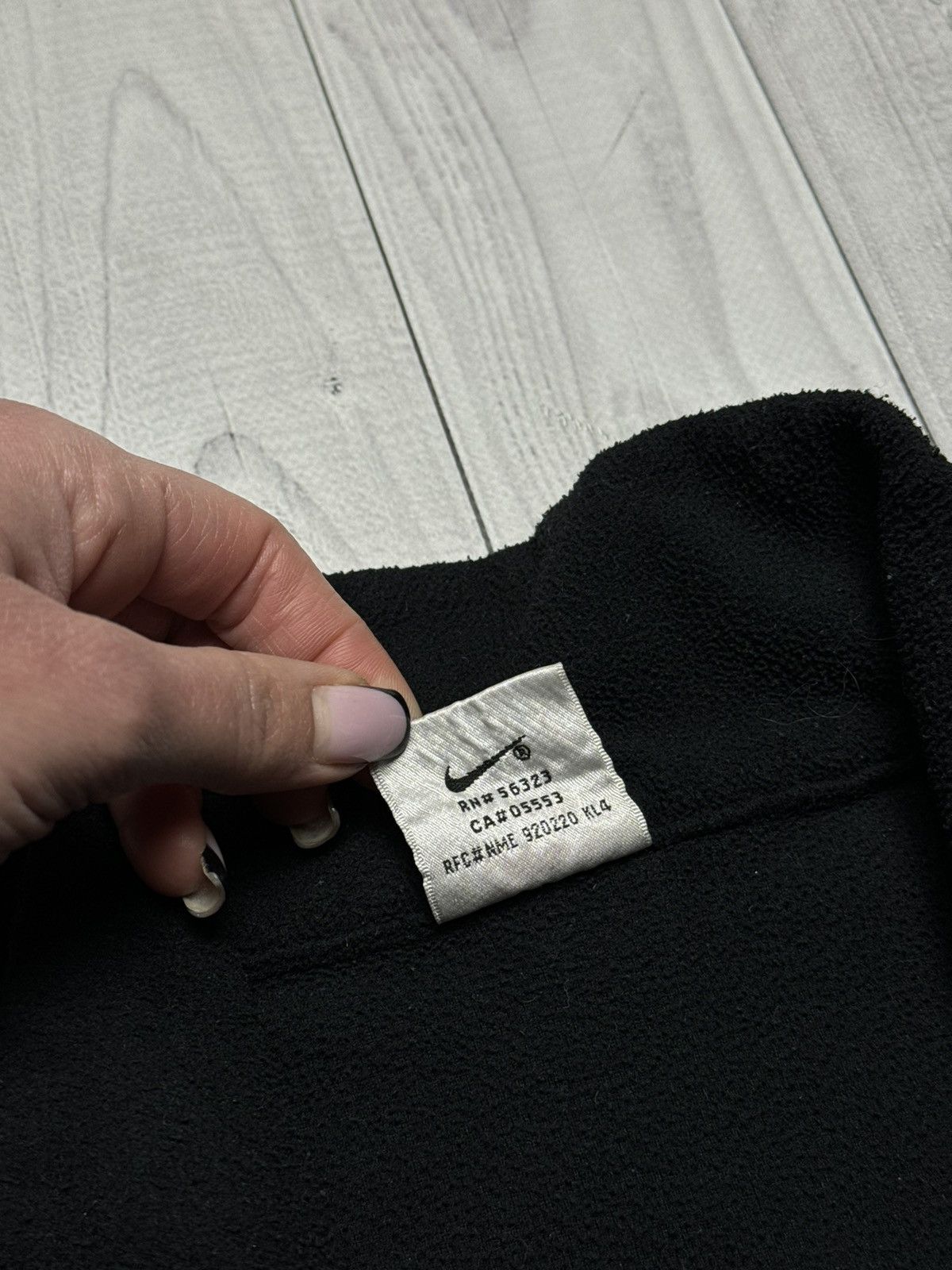 Nike × Vintage Vintage Nike fleece zip 1/4 sweatshirt logo size L-XL Size L / US 10 / IT 46 - 11 Thumbnail