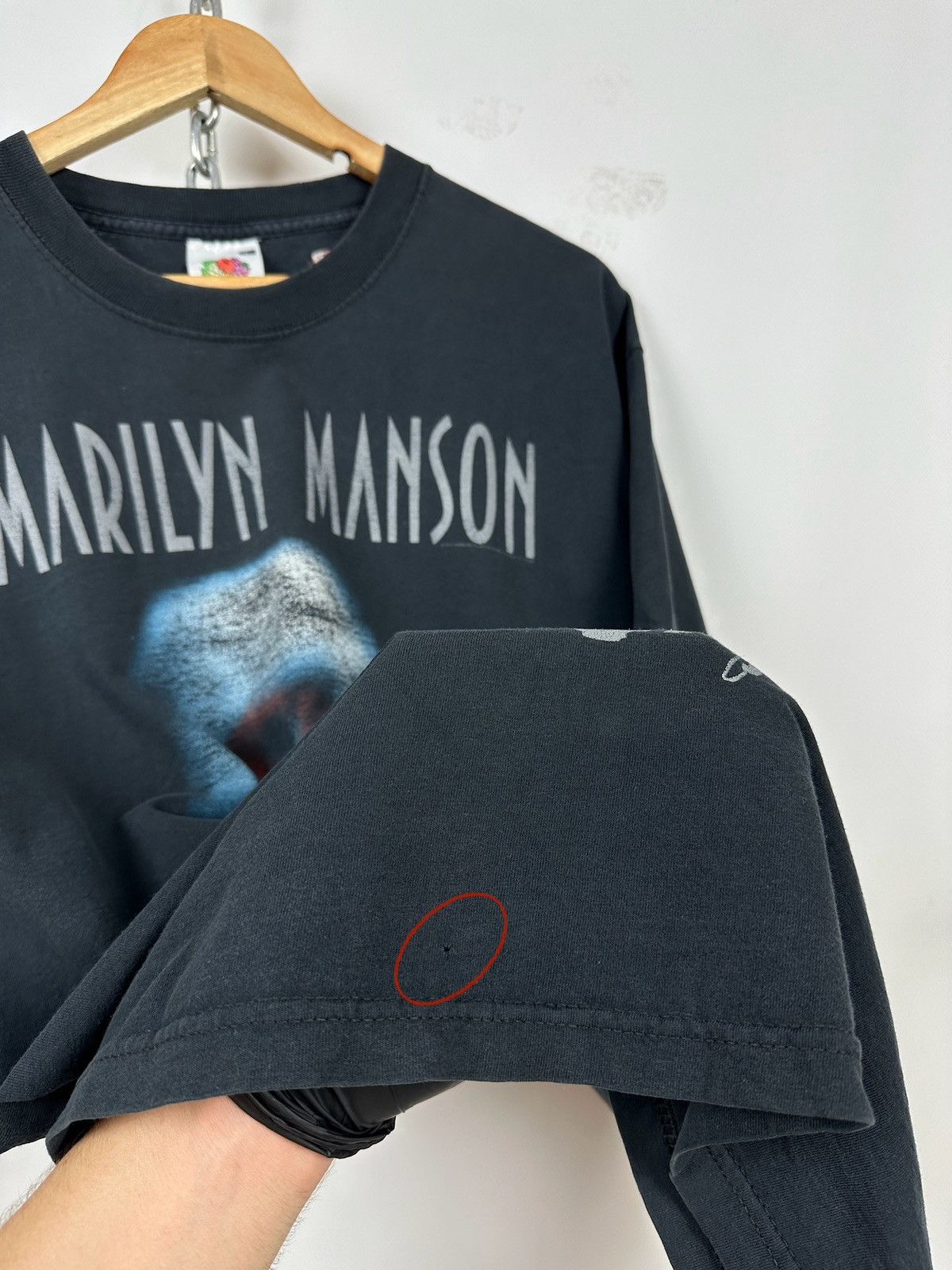 Band Tees 2003 Vintage Marilyn Manson The Golden Age of Grotesque Size US L / EU 52-54 / 3 - 21 Thumbnail