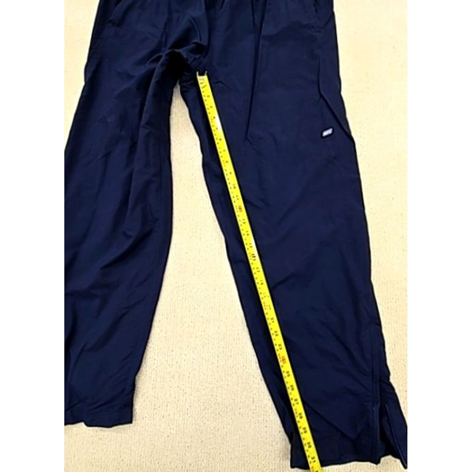 Nike Nike Mens Navy Track Pants L Drawstring Solid Size US 33 - 7 Thumbnail