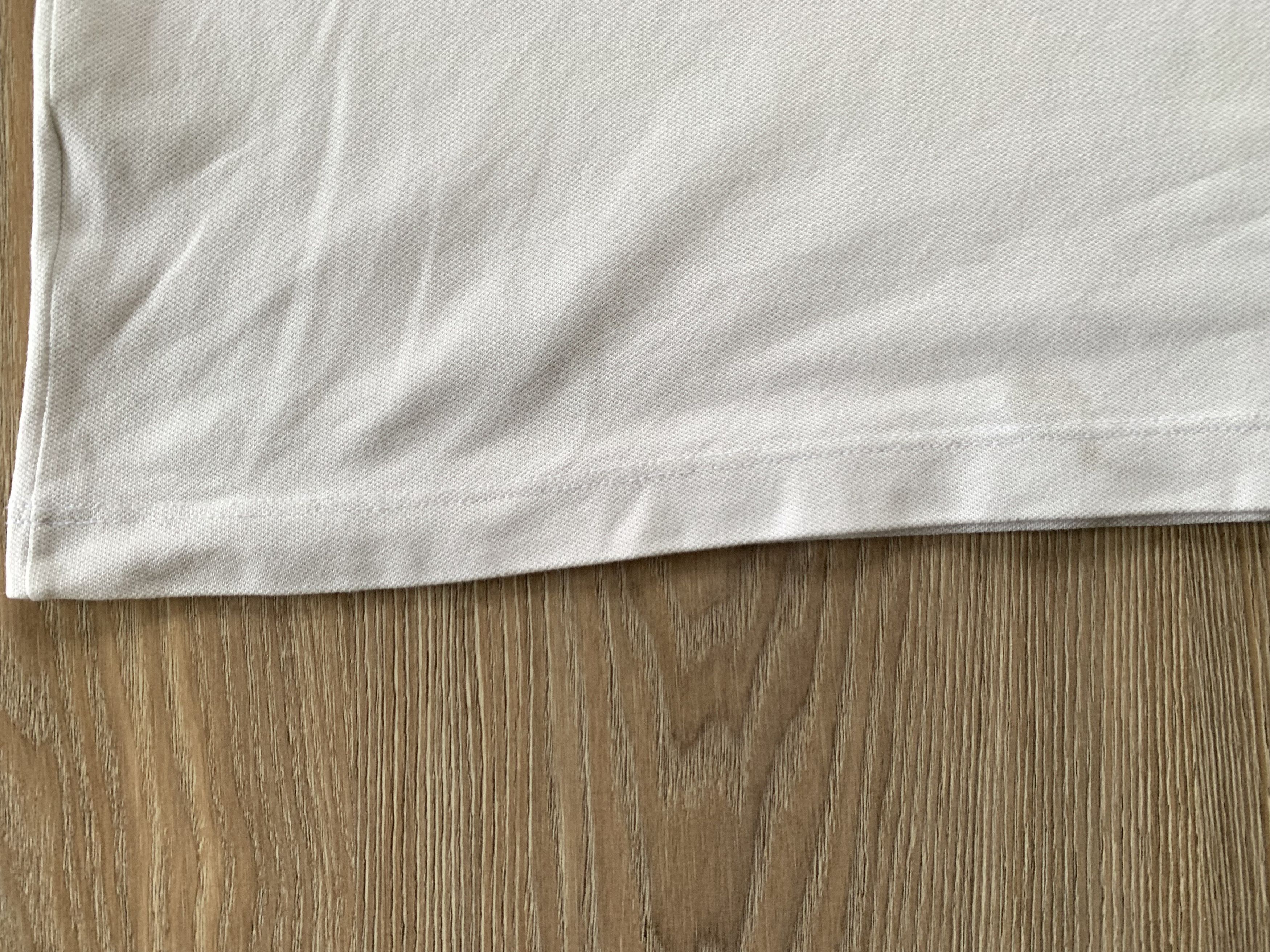 Lacoste × Vintage Vintage Lacoste Slim Fit White Grey Polo T Shirt Size US L / EU 52-54 / 3 - 8 Thumbnail