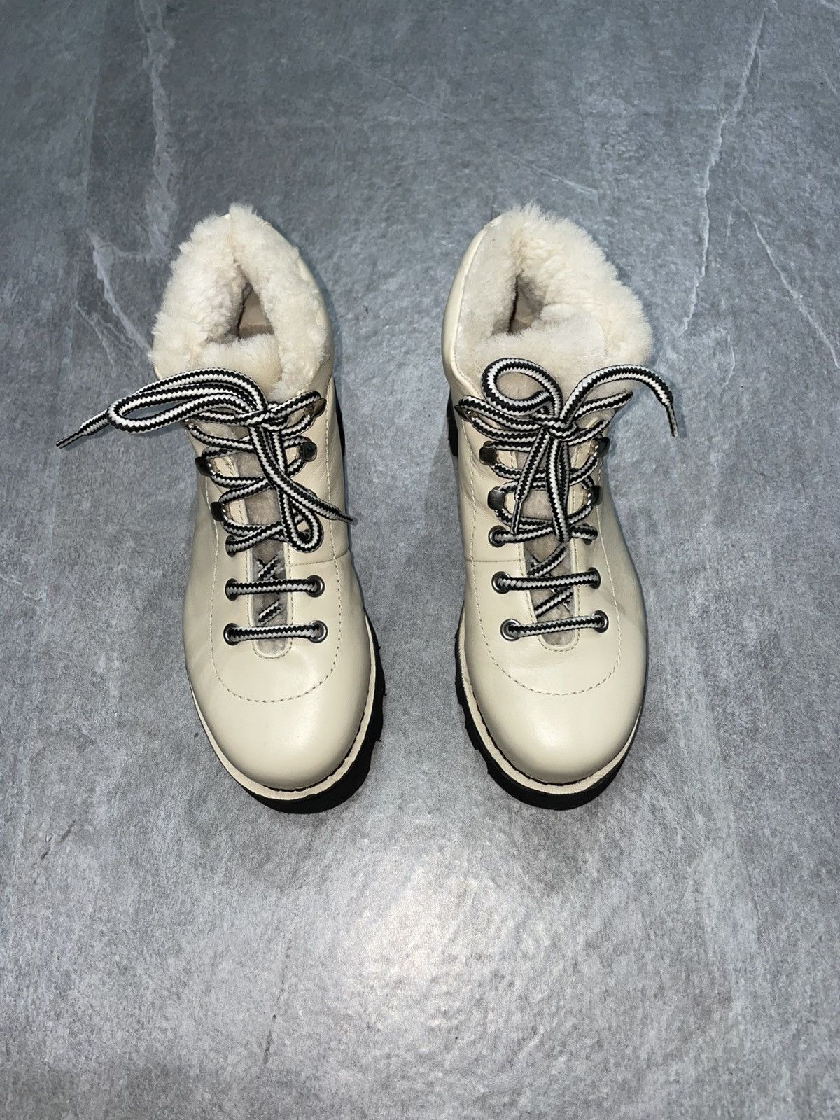 Proenza Schouler Proenza Schouler Beige Shearling Hiking boots Size US 10 / IT 40 - 6 Thumbnail