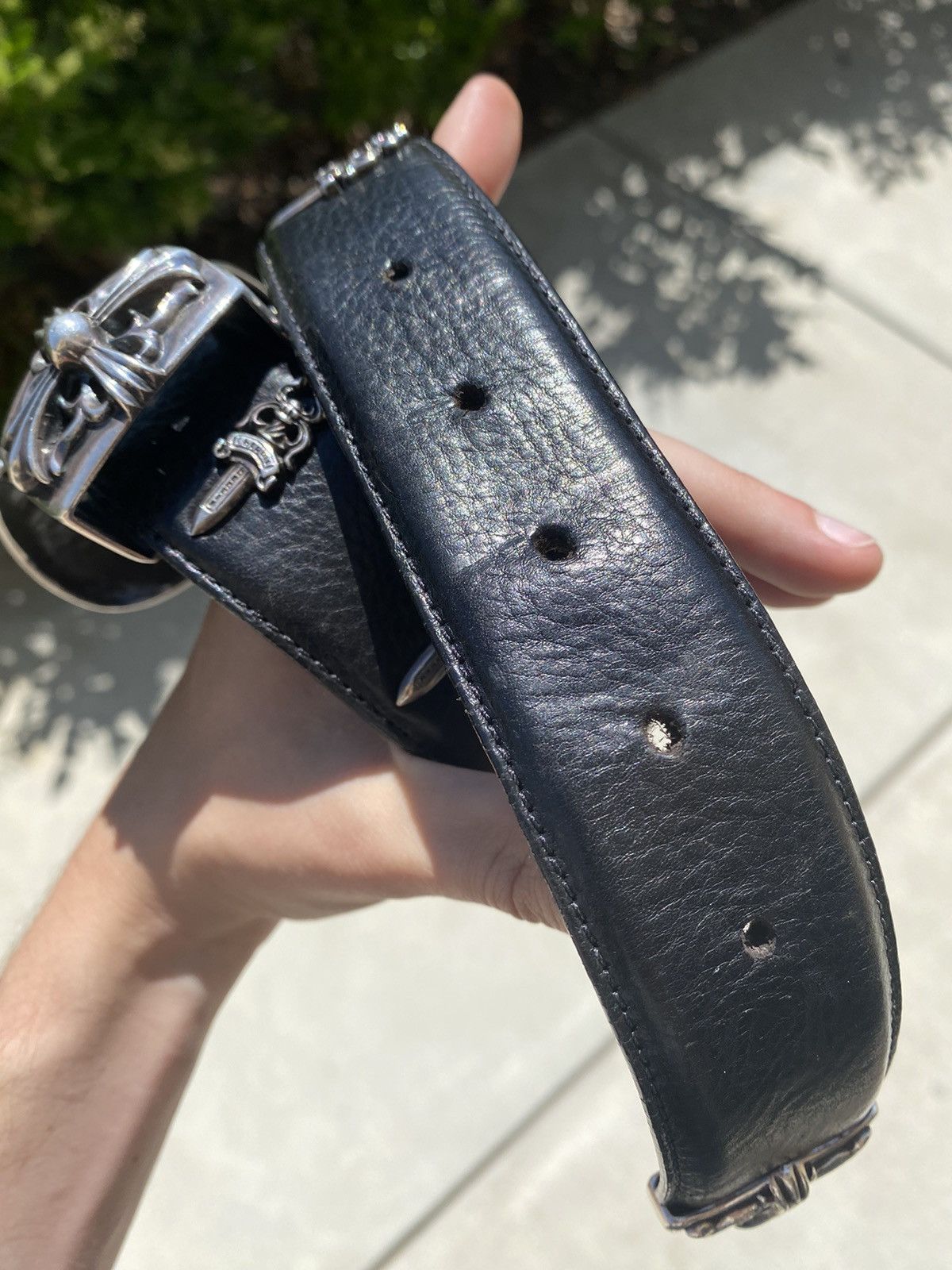 Chrome Hearts Chrome Hearts Dagger Strap Western 3-Piece Belt Size 32 - 10 Thumbnail
