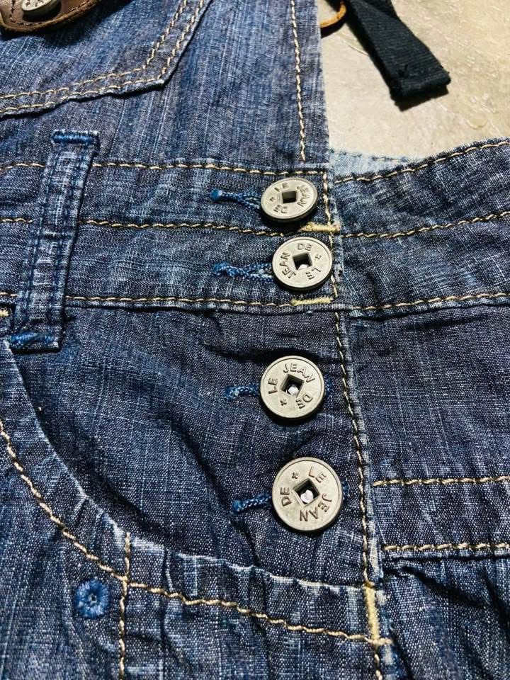Marithe + Francois Girbaud 🔥MFG BLUE DENIM JUMPSUITS OVERALL PANT W32 Size US 32 / EU 48 - 9 Thumbnail