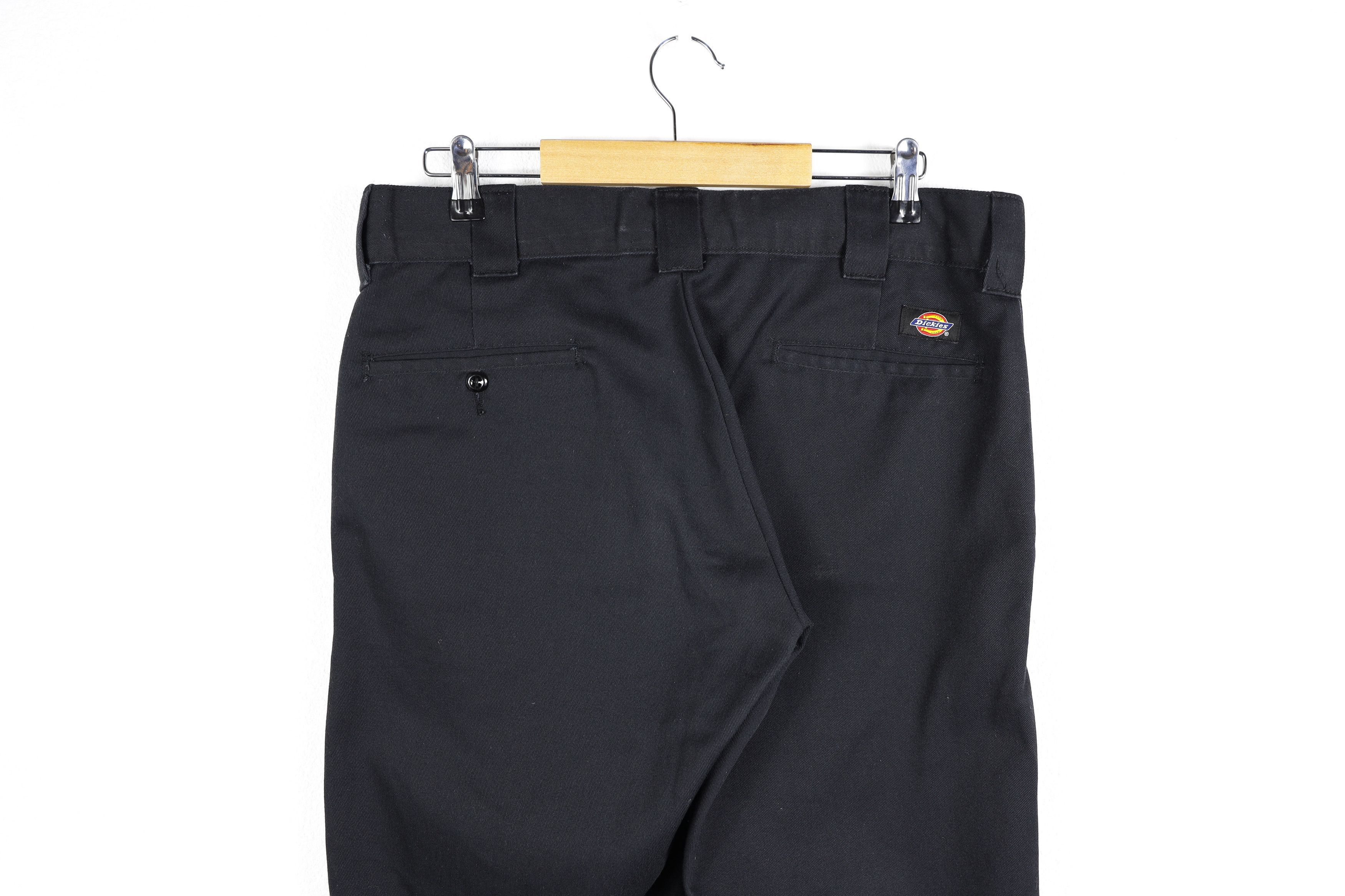 Dickies Dickies 873 Black Slim Straight Works Pants Trousers Size US 32 / EU 48 - 8 Thumbnail
