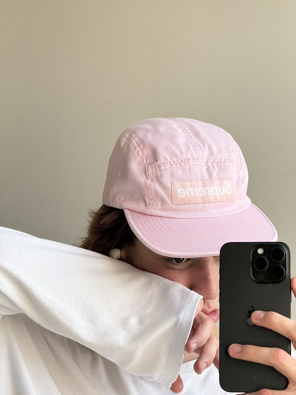 Supreme 💕Supreme Camp Pink 5 Panel Hat Cap Skate mm6 Style Size ONE SIZE - 5 Thumbnail