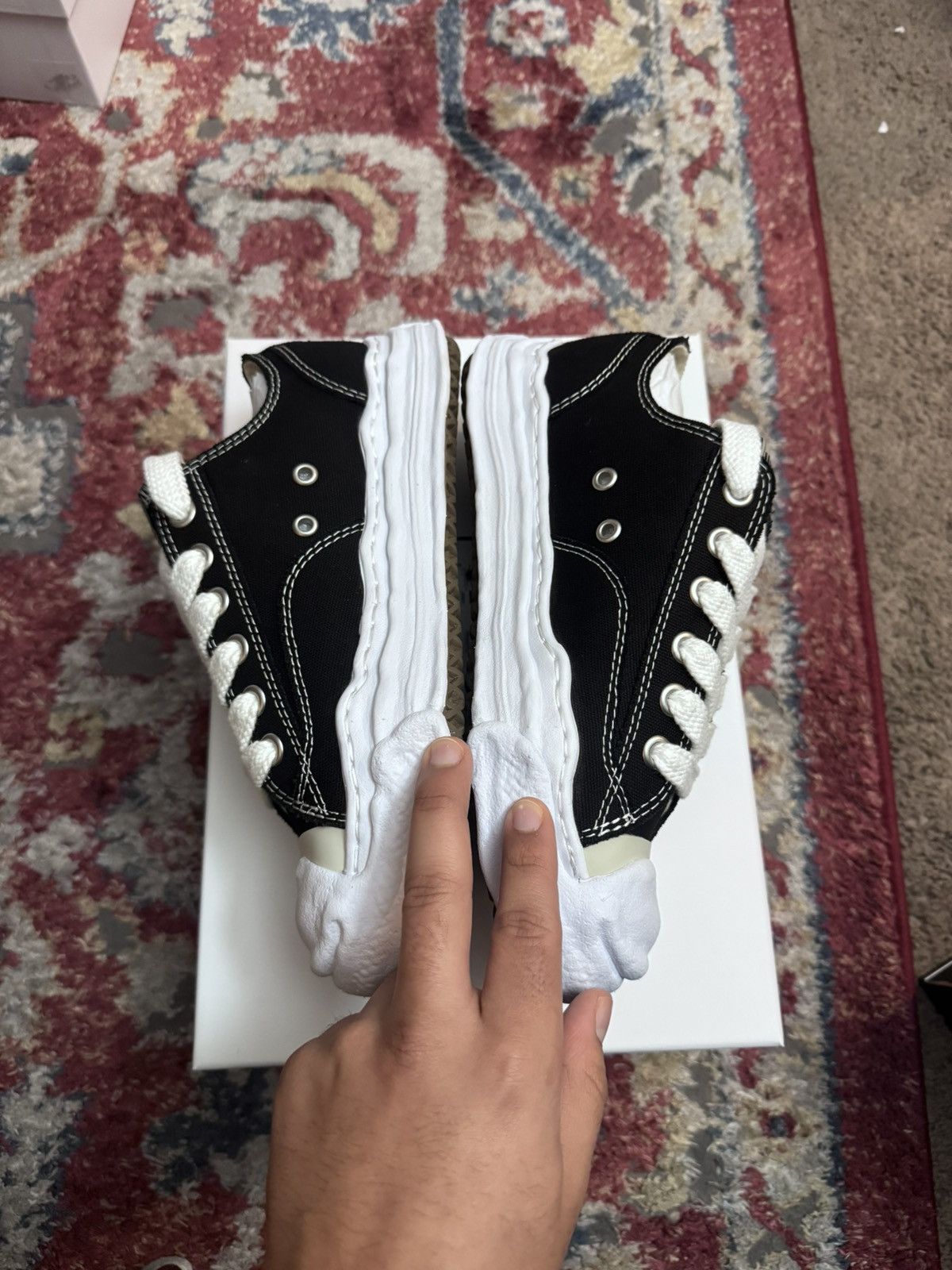 Maison MIHARA YASUHIRO Maison Mihara Yasuhiro Hank OG Sole Canvas Low - Size 7 Size US 6.5 / EU 39-40 - 3 Thumbnail