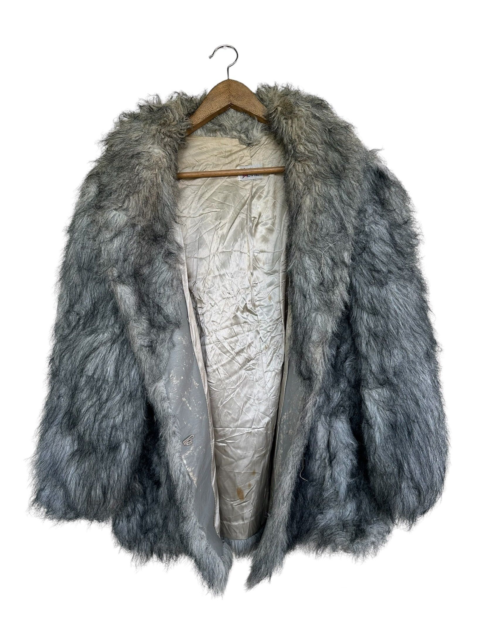Schott Rare!! Vintage 80s Schott Hairy Jacket Size US L / EU 52-54 / 3 - 3 Thumbnail