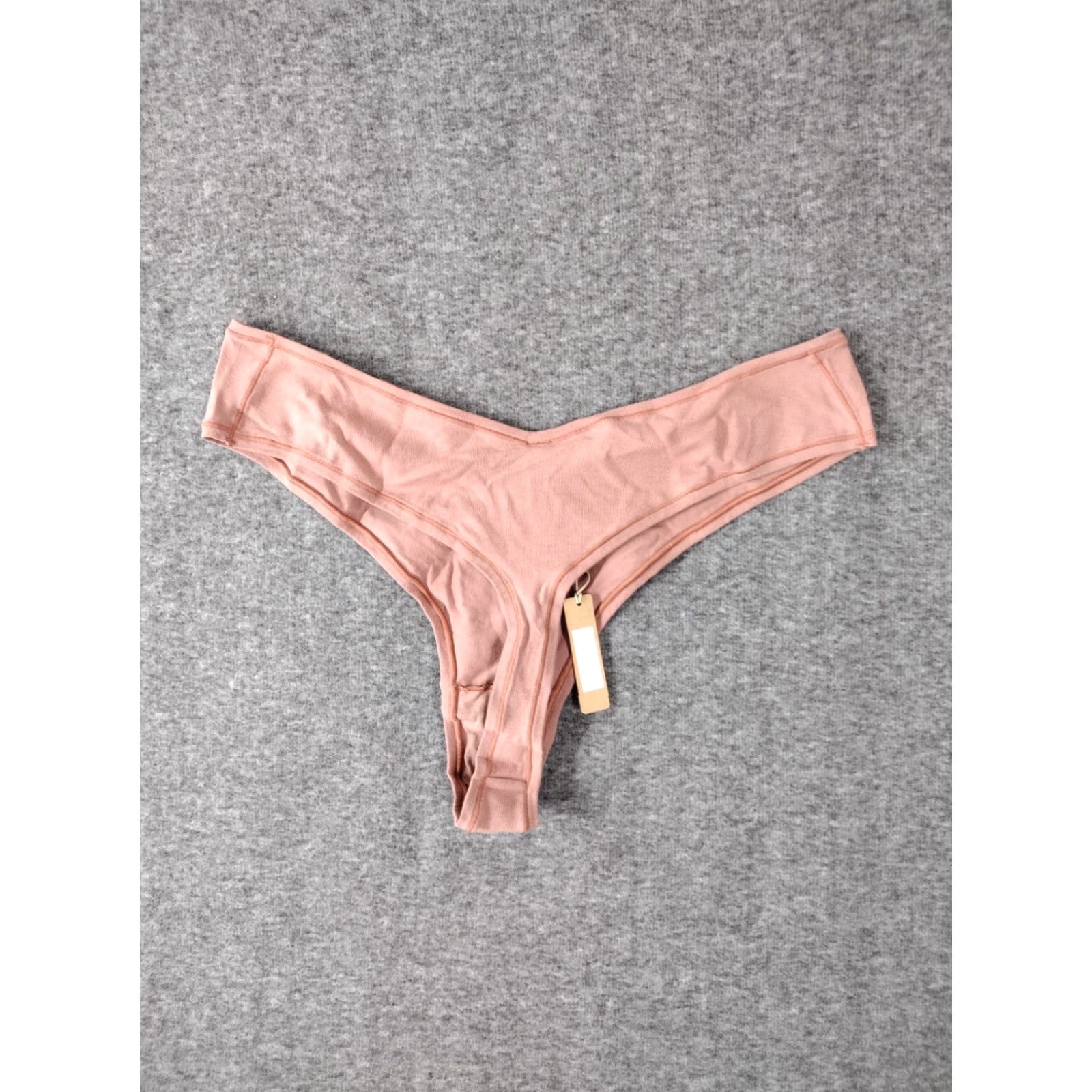 SKIMS Skims Women's Cotton Jersey Dipped Thong Color Rose Clay Size 4X PN-DTH-0271 Size XXL / US 16-18 / IT 52-54 - 2 Thumbnail