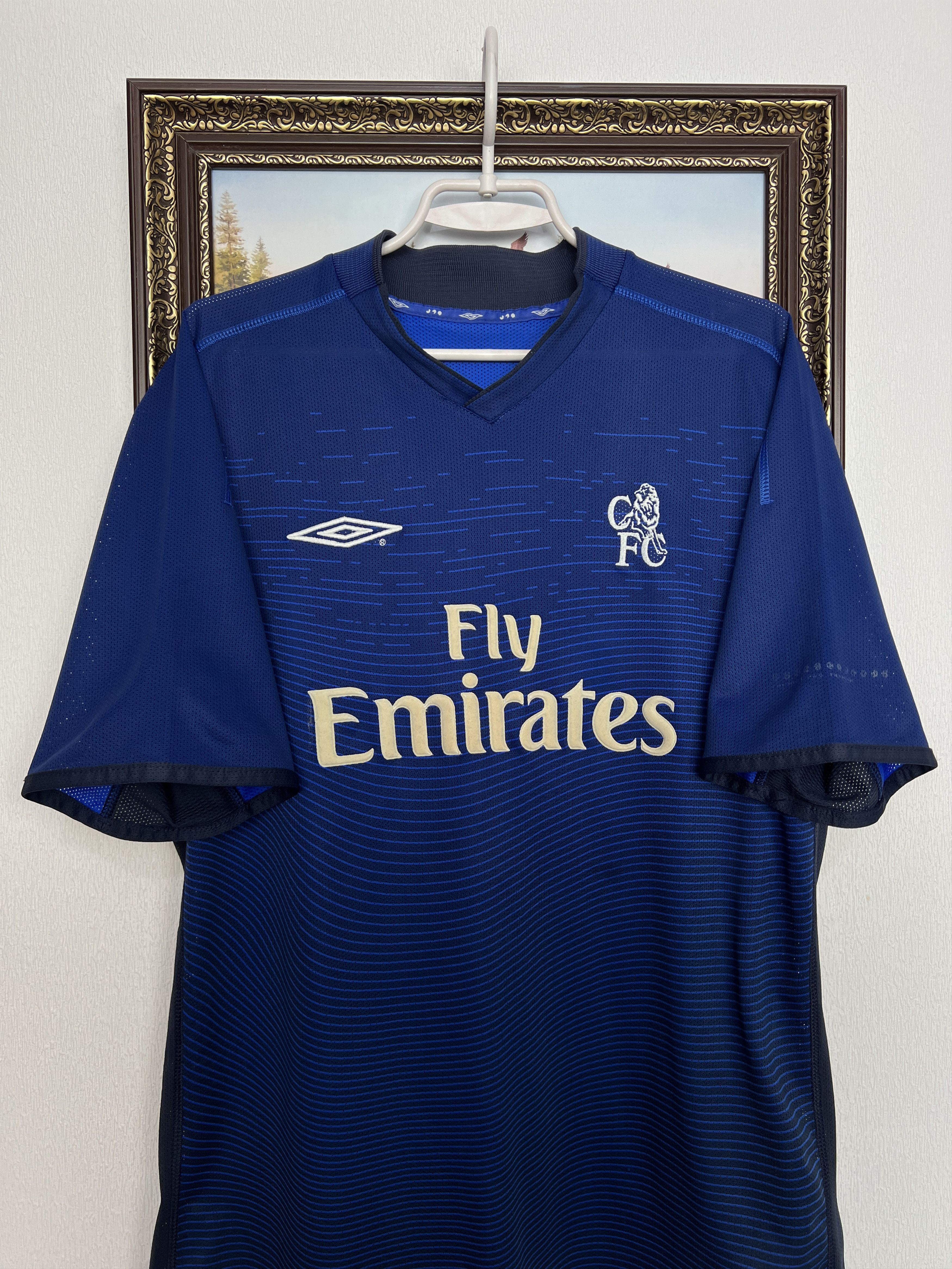 Umbro Vintage Chelsea Football Train Shirt Jersey Trikot Rare Size US L / EU 52-54 / 3 - 2 Thumbnail