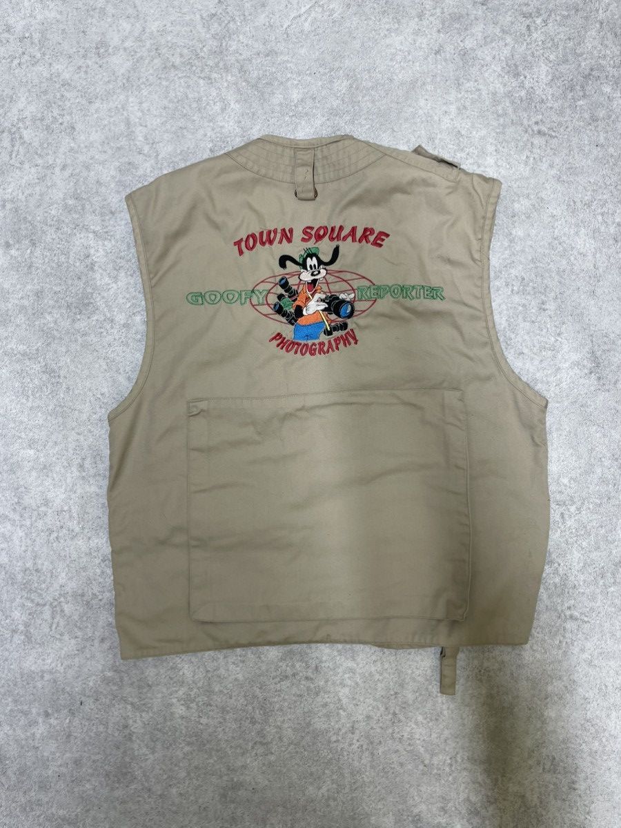 Disney × Iceberg Disney Multipocket Vest Streetwear Style 1998s Size US L / EU 52-54 / 3 - 9 Thumbnail