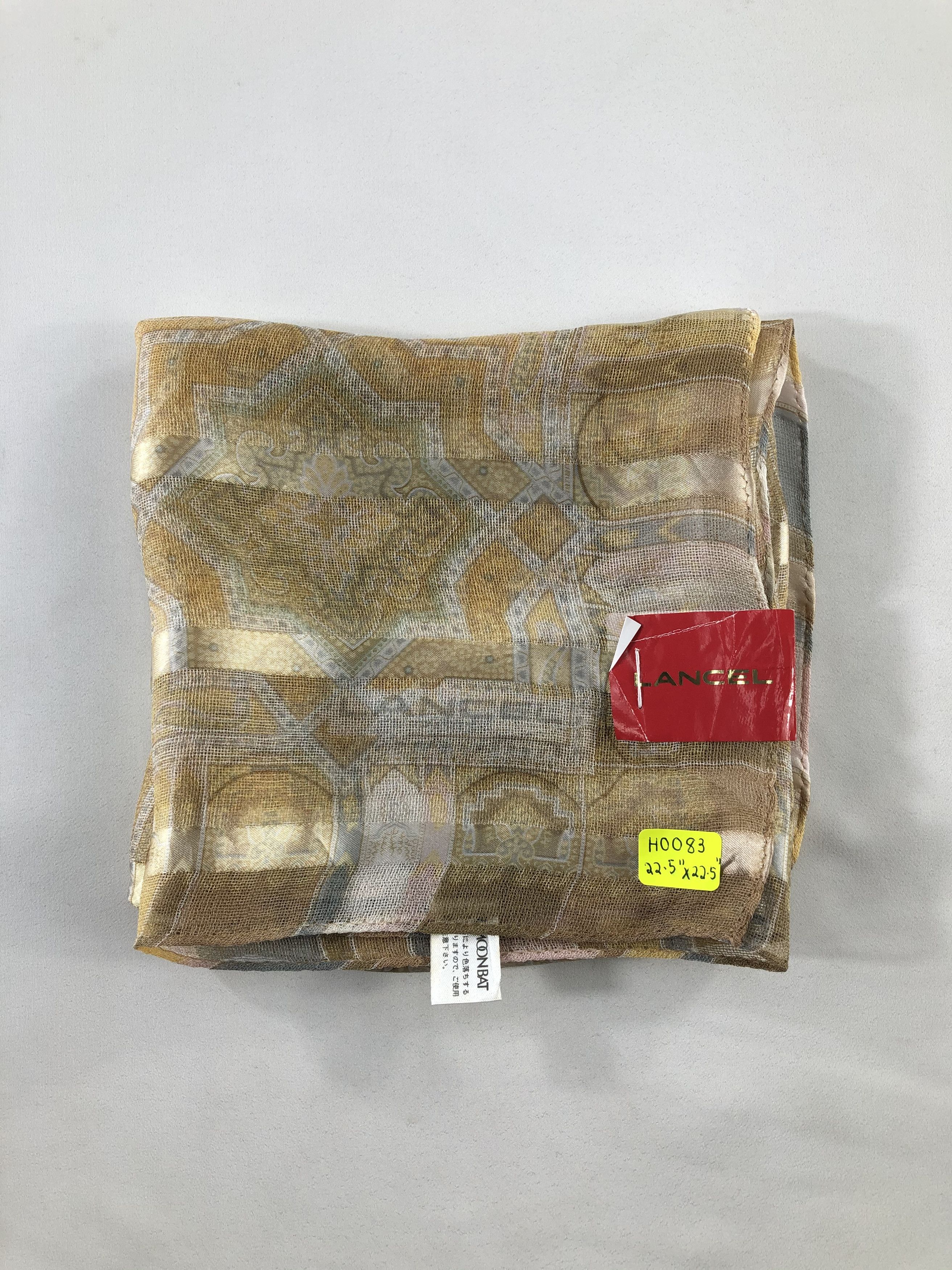 Lancel × Vintage Lancel Handkerchief / Bandana / Neckerchief Size ONE SIZE - 4 Thumbnail