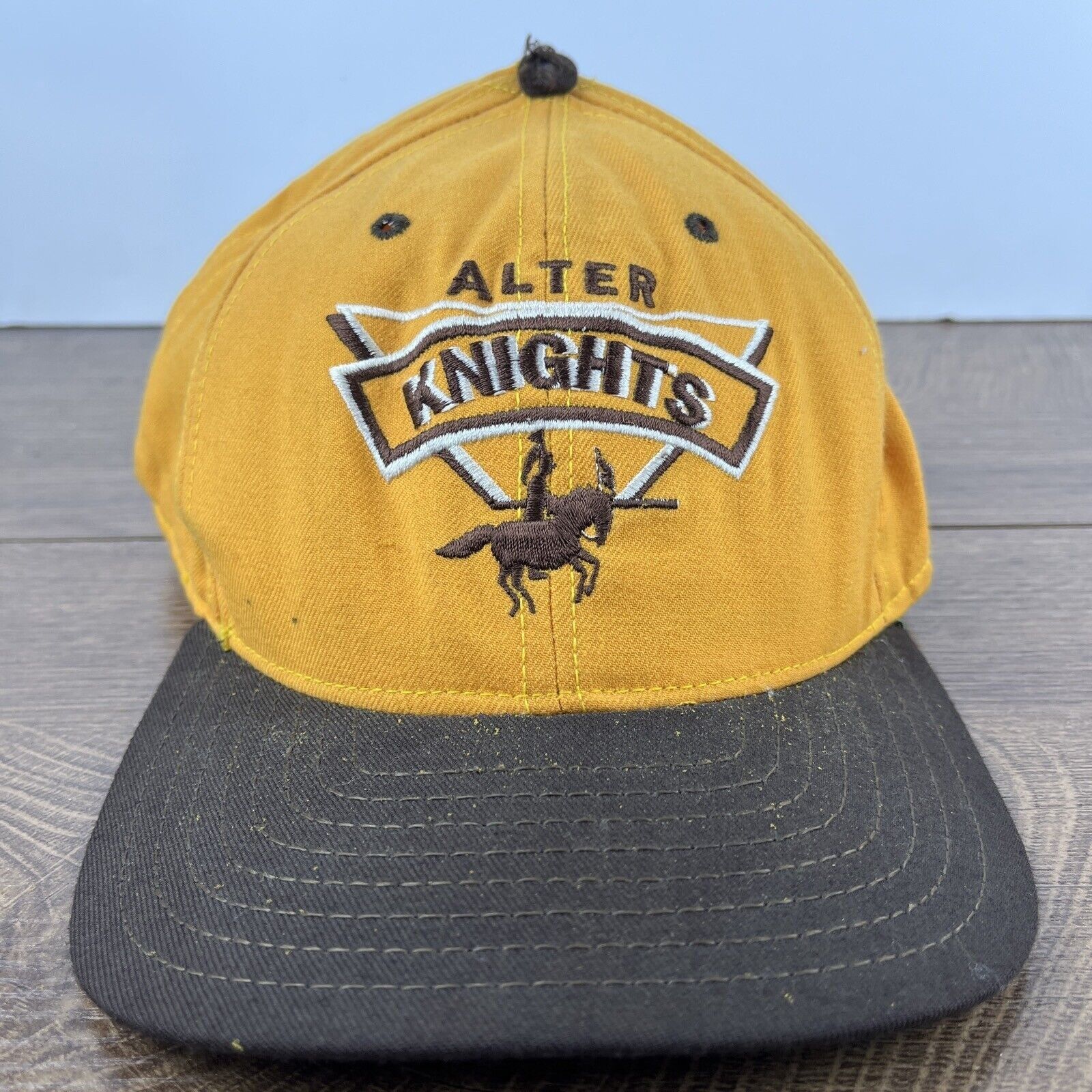 Other Alter Knights Hat Alter High School Yellow Hat Adjustable Ad Size ONE SIZE - 2 Thumbnail