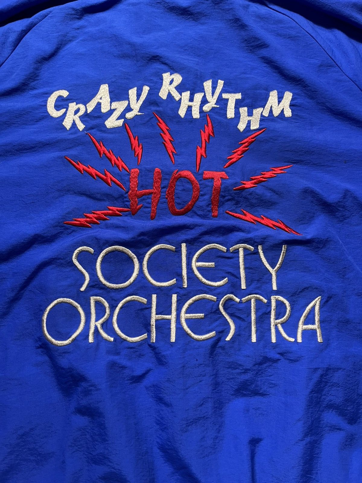 Jazz Cartier Vtg 70s Crazy Rhythm hot Society Orchestra jazz jacket Size US XL / EU 56 / 4 - 6 Thumbnail
