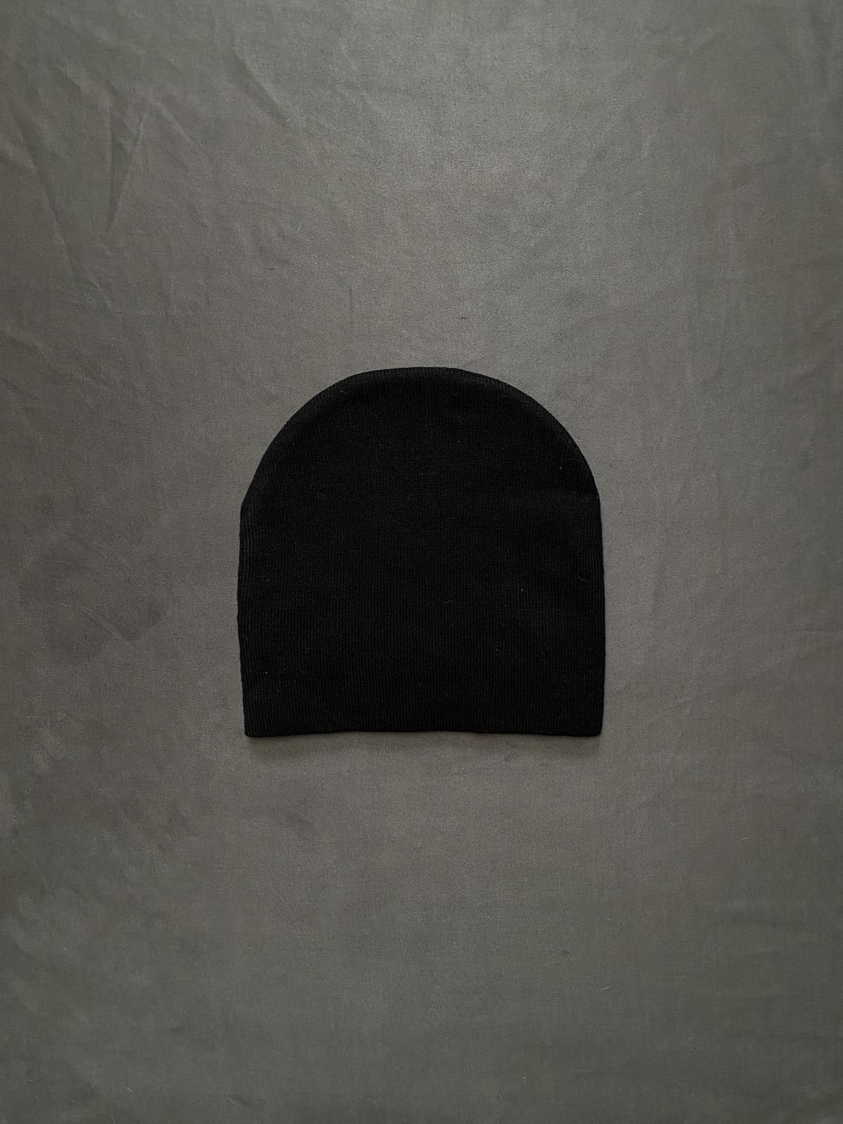 Japanese Brand Lucky Dog Classic Logo Graphic No Cuff Black Beanie Hats OS Size ONE SIZE - 5 Thumbnail