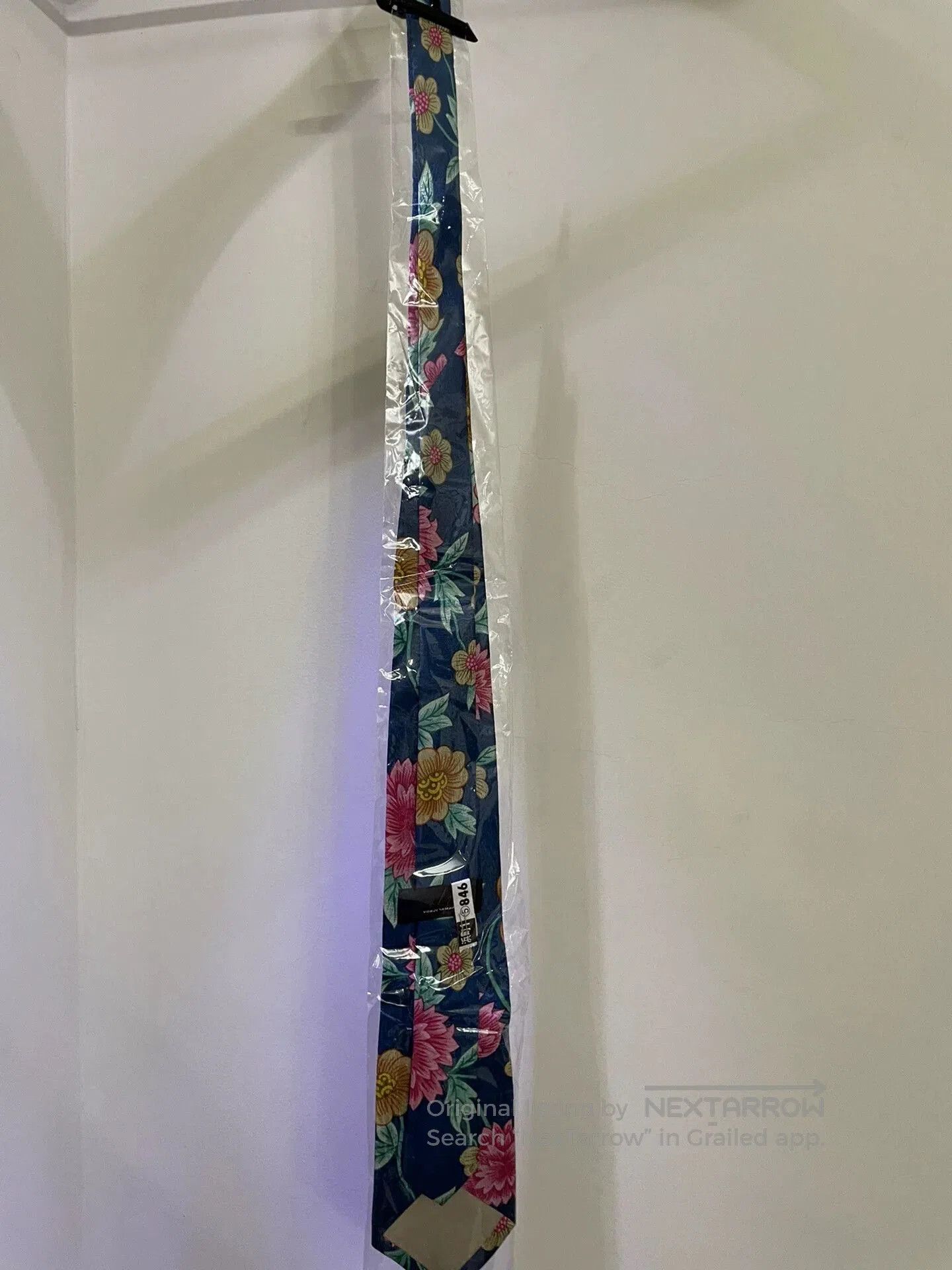 Yohji Yamamoto Yohji Yamamoto Silk Floral Tie. Size ONE SIZE - 5 Thumbnail
