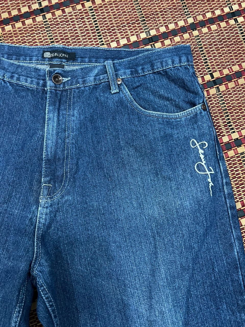 Sean John Sean John Embroidery Denim Baggy Jeans Size US 40 / EU 56 - 4 Thumbnail