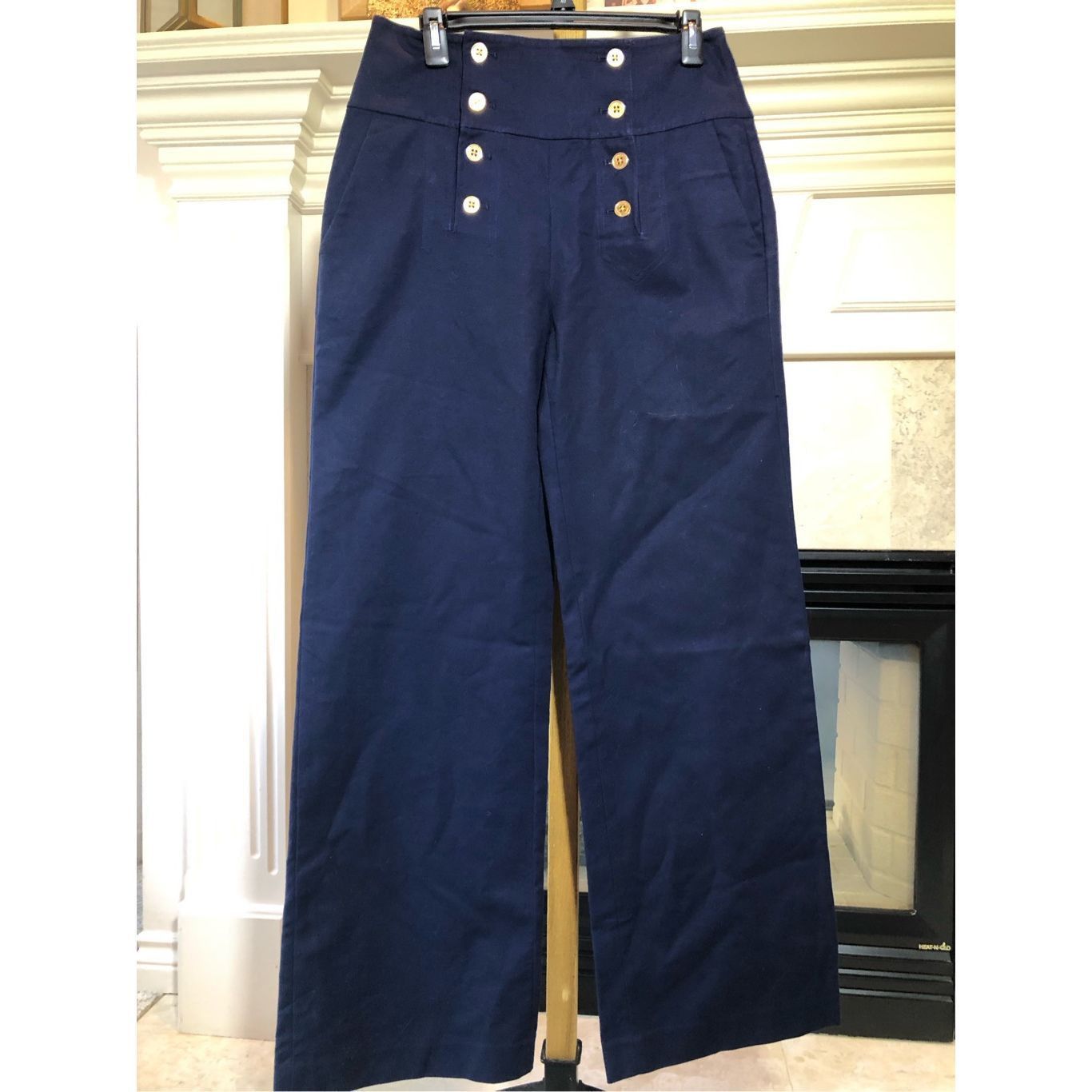 Lauren Ralph Lauren Lauren Ralph Lauren Women’s Navy Blue Sailor Style Dress Pan Size 30" / US 8 / IT 44 - 2 Thumbnail