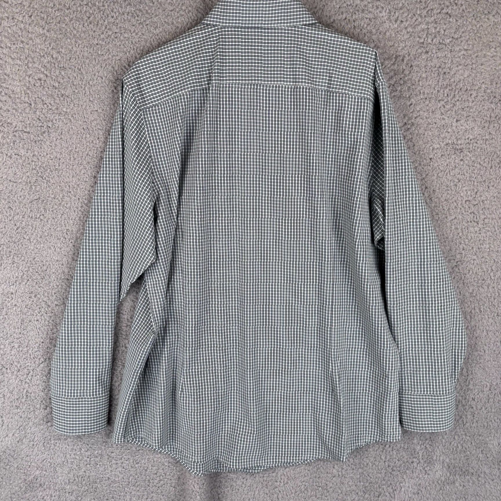 Mizzen+Main Mizzen+Main Shirt Men's L Green Plaid Leeward Stretch Button-Up Collared Long Sleeve Size US L / EU 52-54 / 3 - 4 Thumbnail