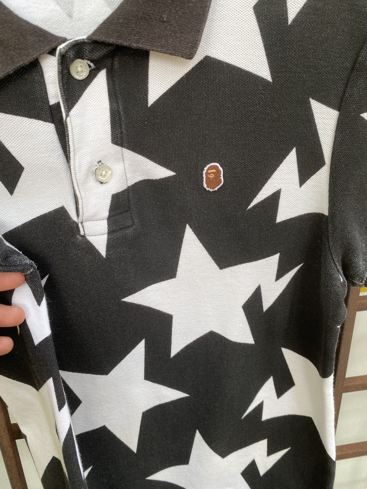 Bape OG Bape Bapesta All Over Women Polos A Bathing Ape Classics Size S / US 4 / IT 40 - 4 Thumbnail