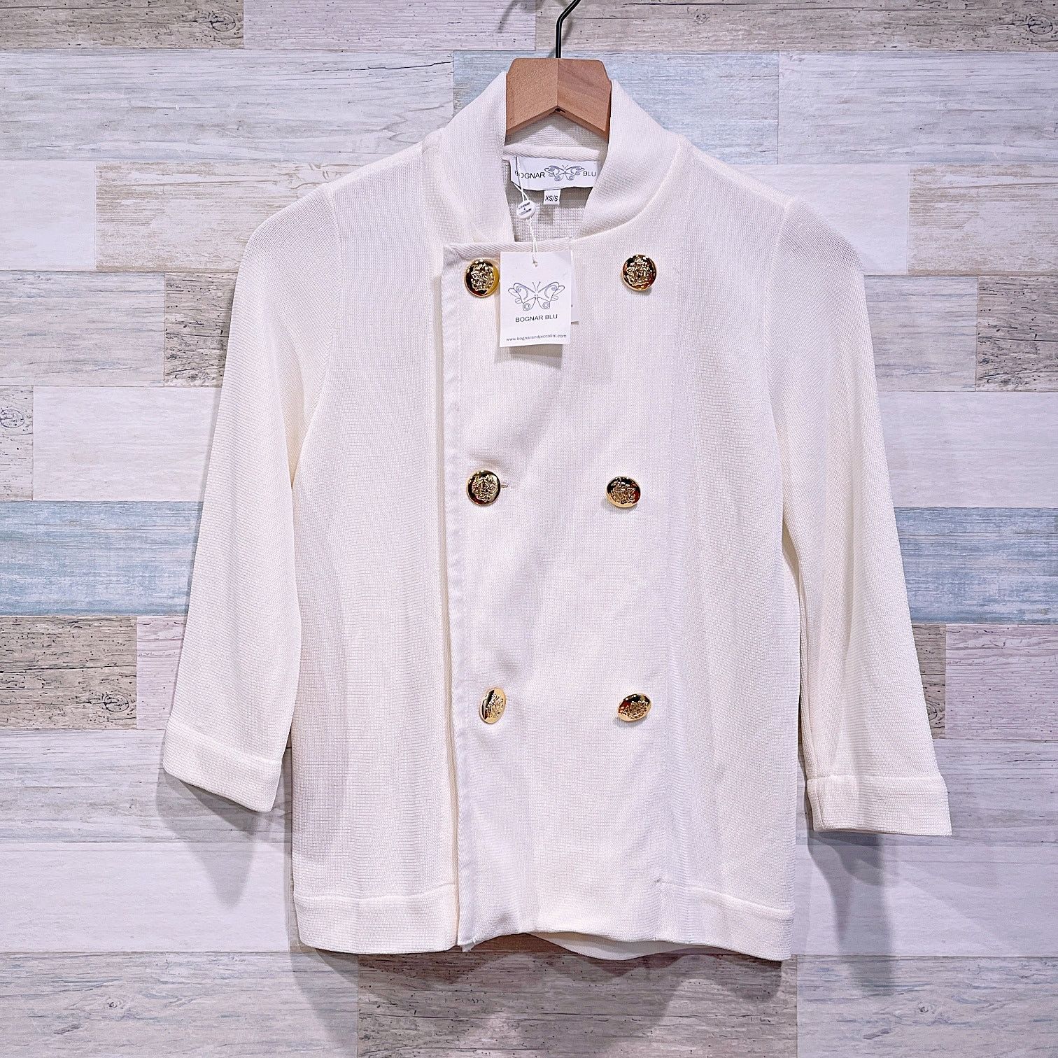 Other Bognar & Piccolini Double Breasted Lady Jacket Cream S XS Size S / US 4 / IT 40 - 1 Thumbnail