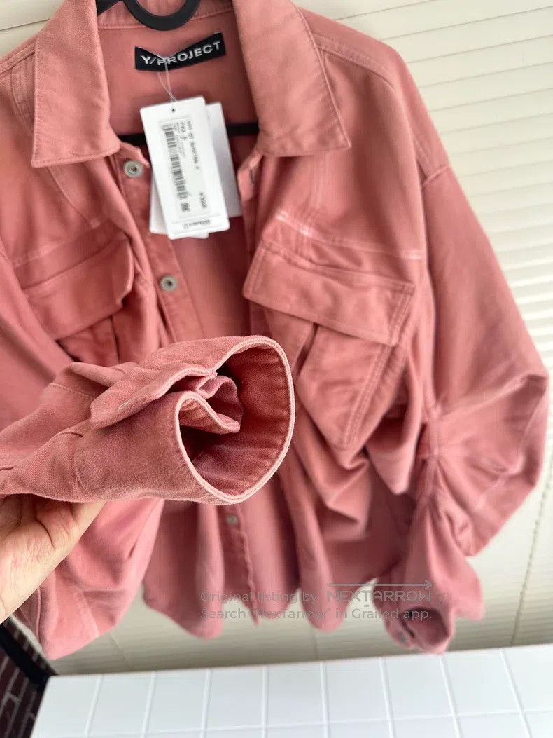 Y/Project Y/PROJECT Size S Workwear pleated shirt Size US S / EU 44-46 / 1 - 5 Thumbnail