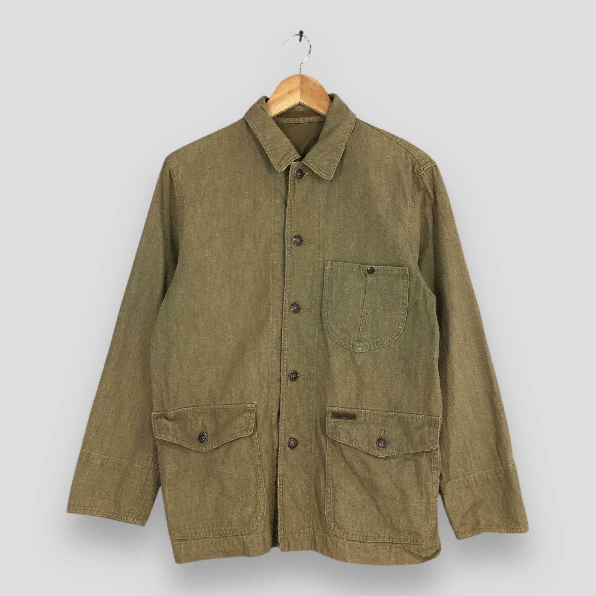 Vintage Vintage 90s Crocodile Workwear Denim Jacket Medium Size US M / EU 48-50 / 2 - 1 Thumbnail
