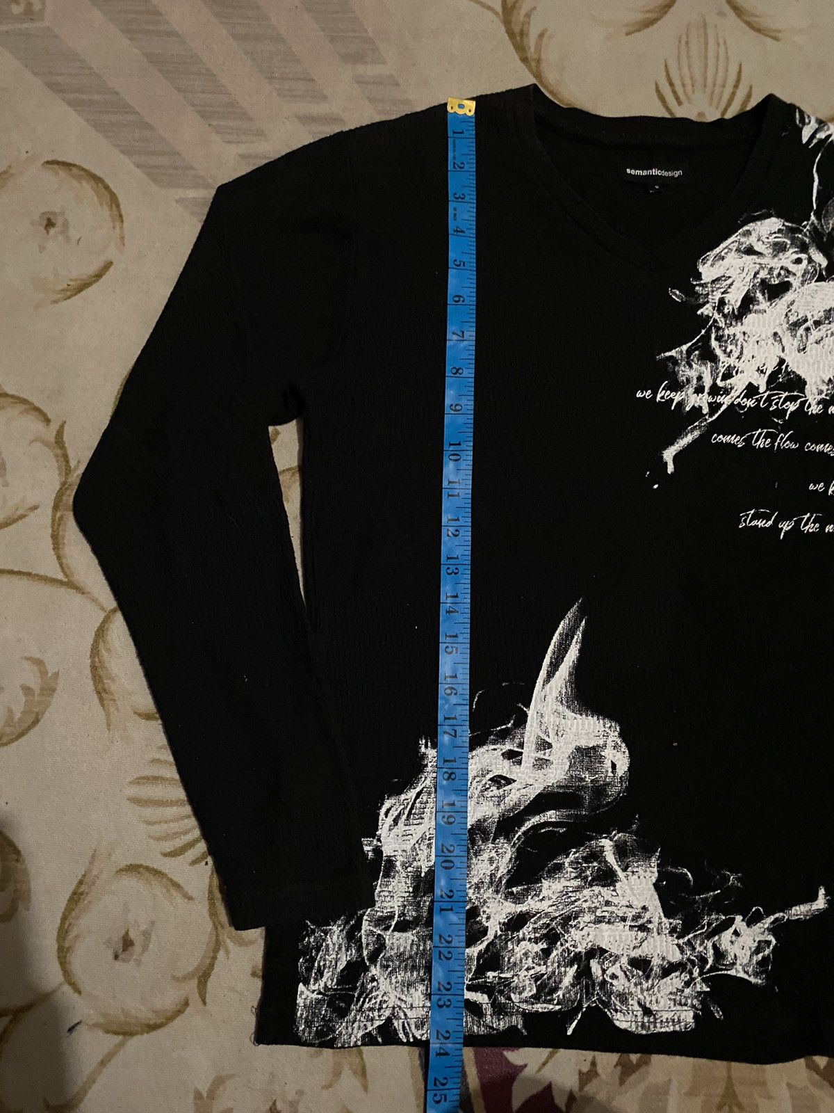 If Six Was Nine × semanticdesign Vintage Japanese Design Semantic Design Long Sleeve Tee Size US S / EU 44-46 / 1 - 10 Thumbnail